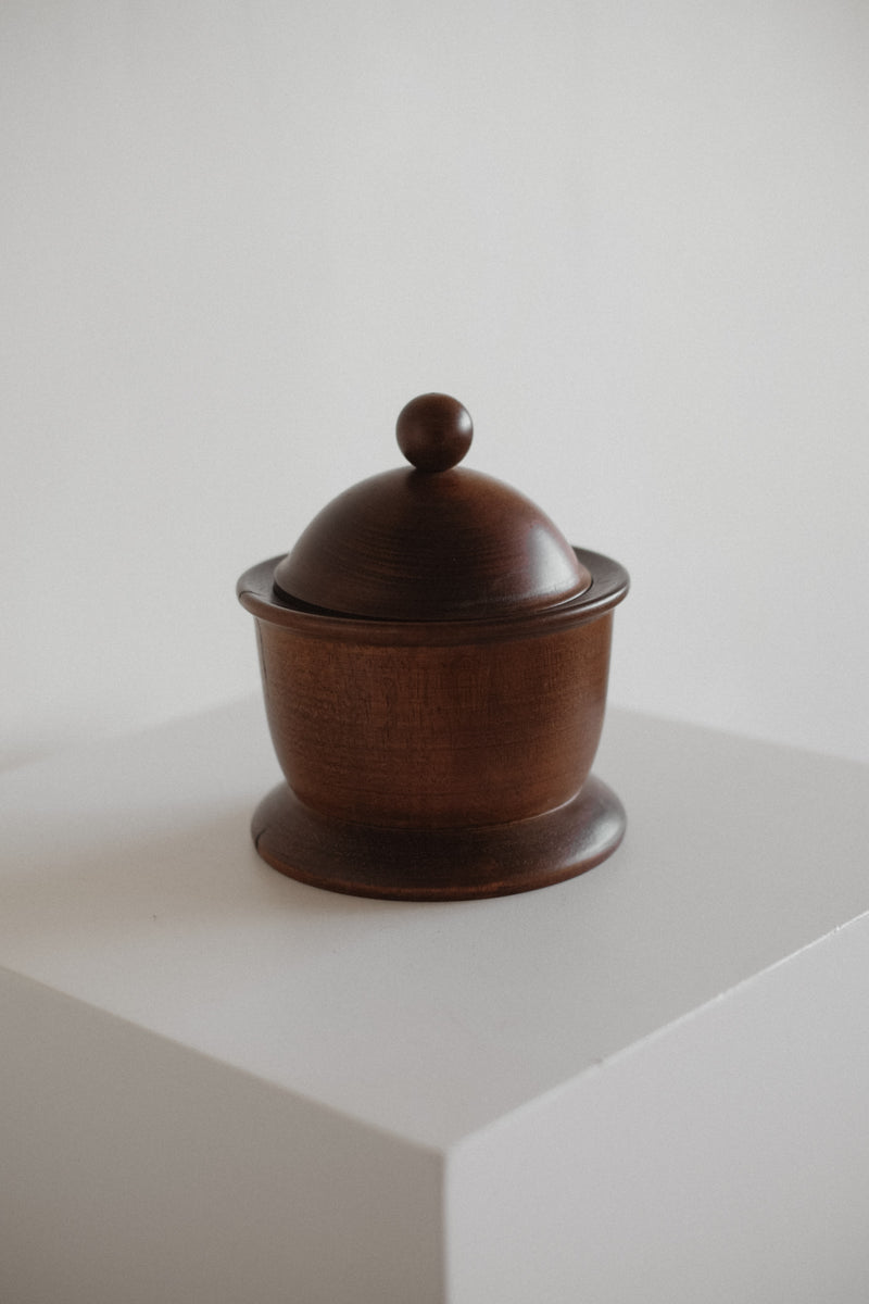Handcrafted Wooden Storage Jar by septembre studios | The Oblist