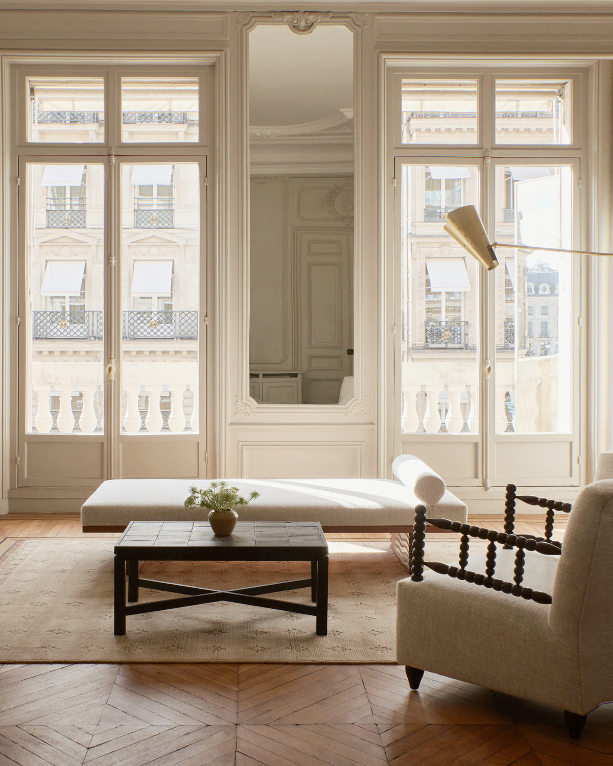 Nazaré Daybed — angled view in bright room with large windows