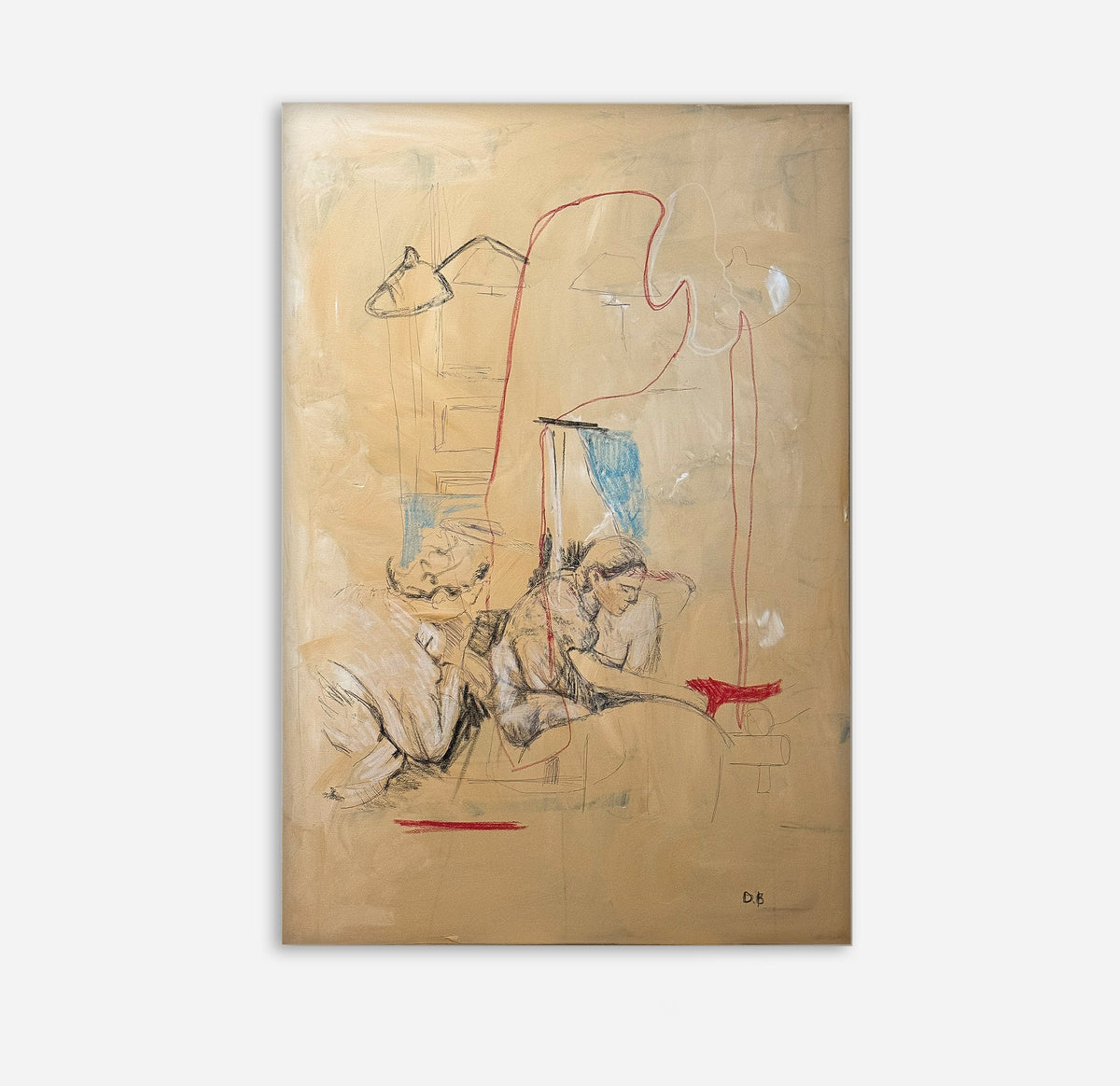 Contemporary Painting ' After talking' by Dovile Bernotaite | The Oblist