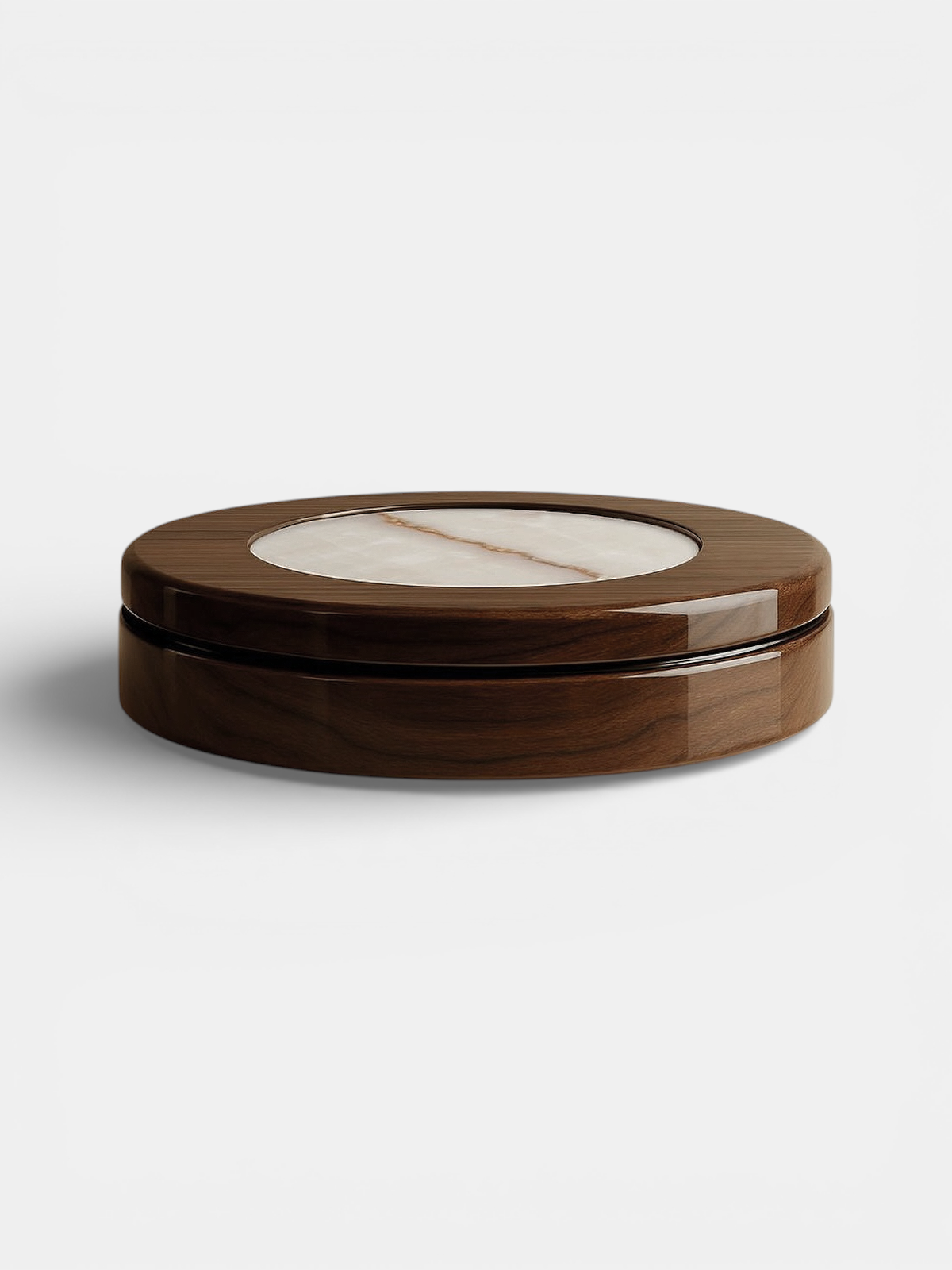 Yoyo Wooden And Shell Onyx Coffee Table by Marbera | The Oblist