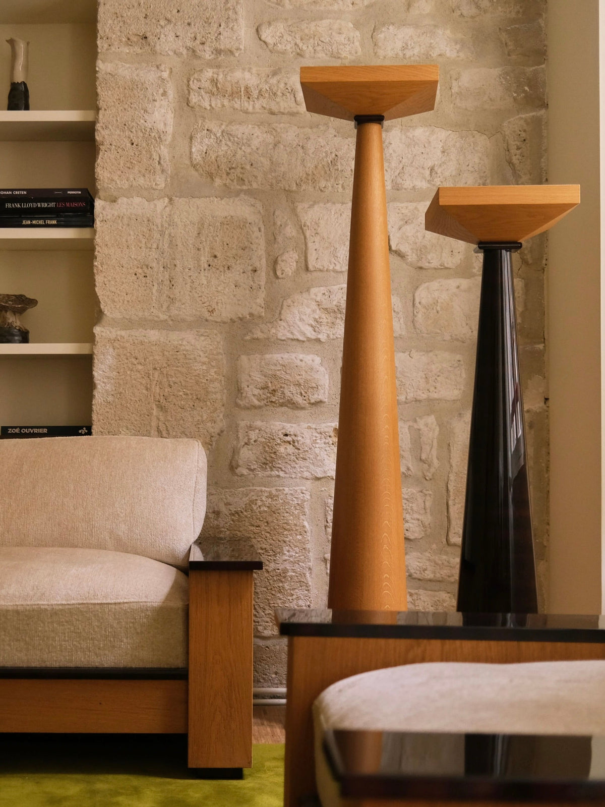 Le Colonel" Sofa (3-4 seater) — back view in modern living room setting