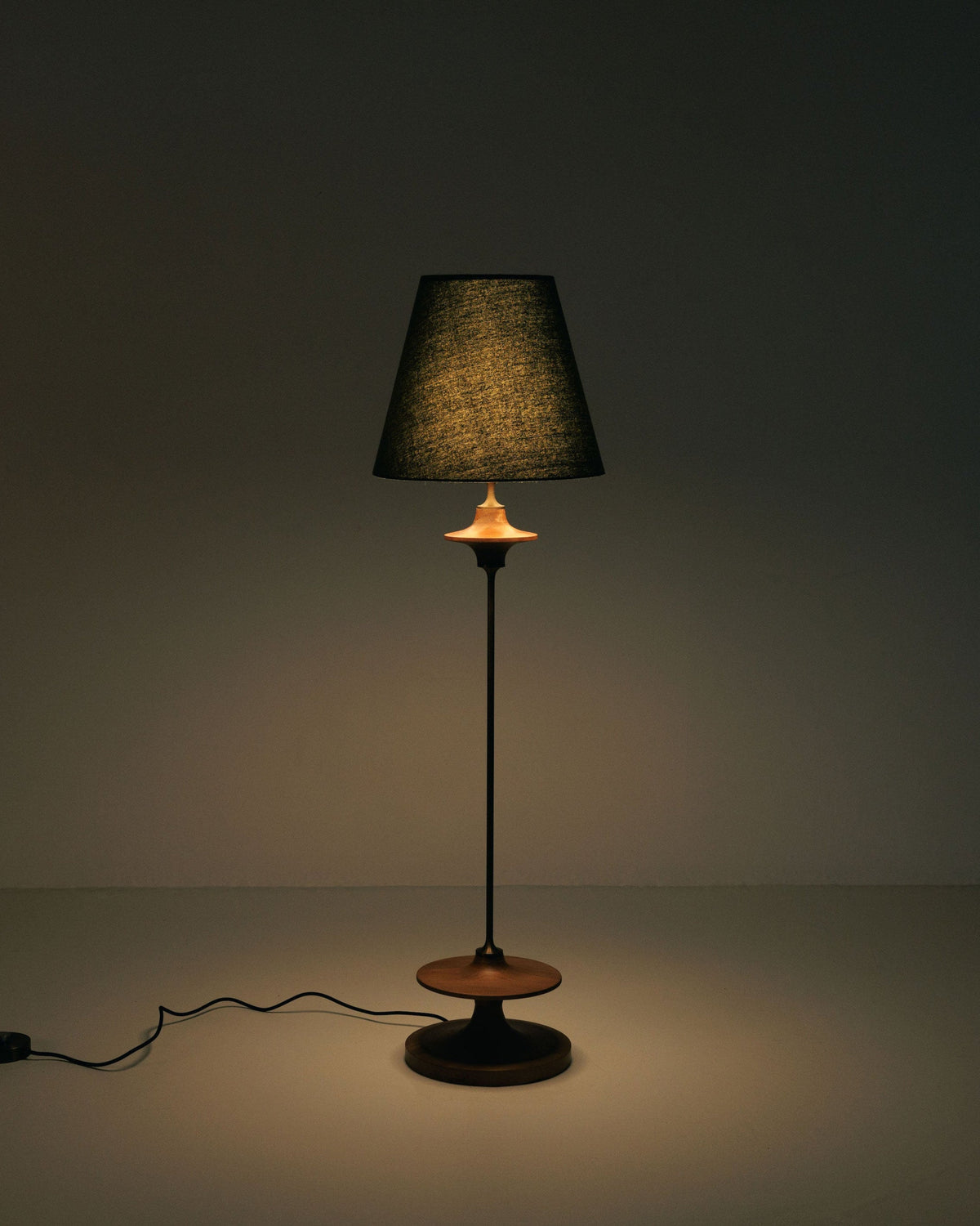 Hour Agathis Floor Lamp — lifestyle setting