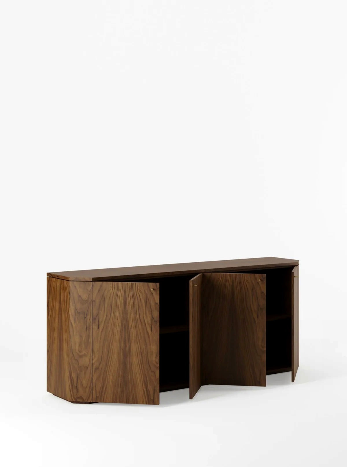 Winston Server in Walnut — alternate view