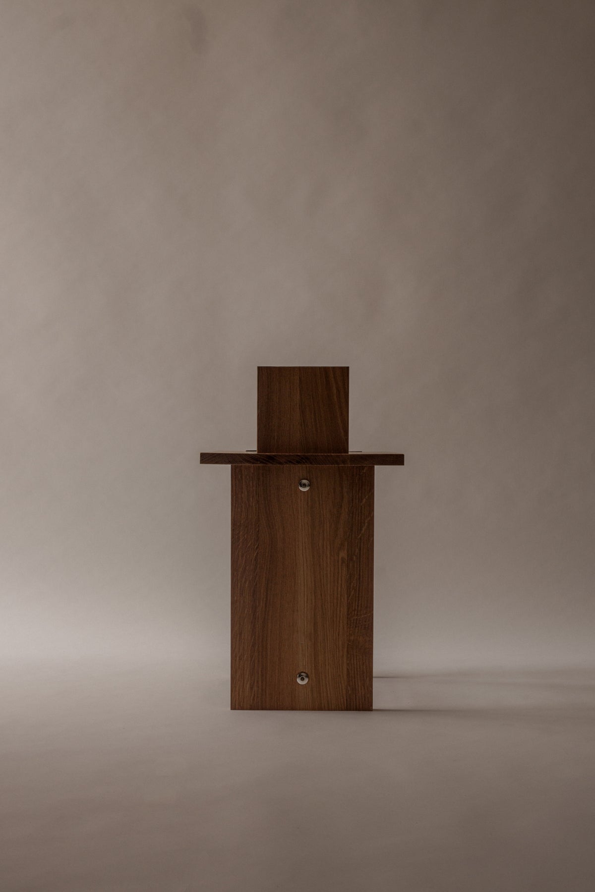 The Memory Stool - Chair in Wood and Metal — lifestyle setting