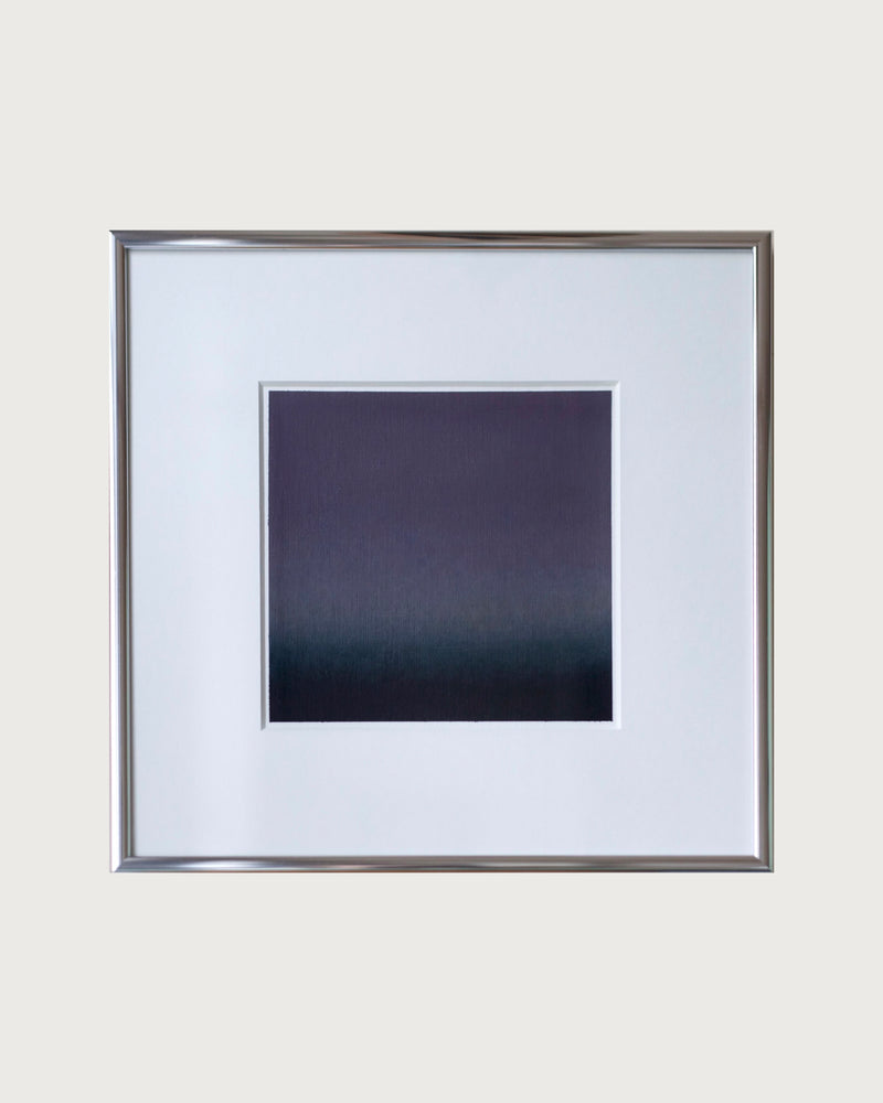 Untitled 2025 abstract painting deep violet gradient by Rebecca von Matérn