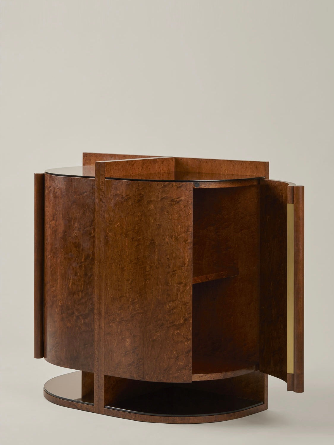 Yves Side Table / Cabinet (modular), in maple — alternate view