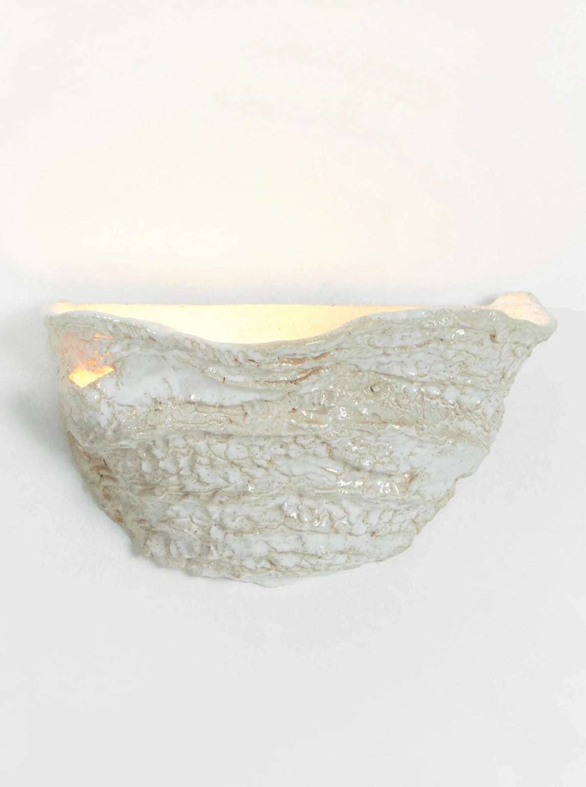Casa Wall Light No6 by Project 213A | The Oblist — handcrafted ceramic, soft white color