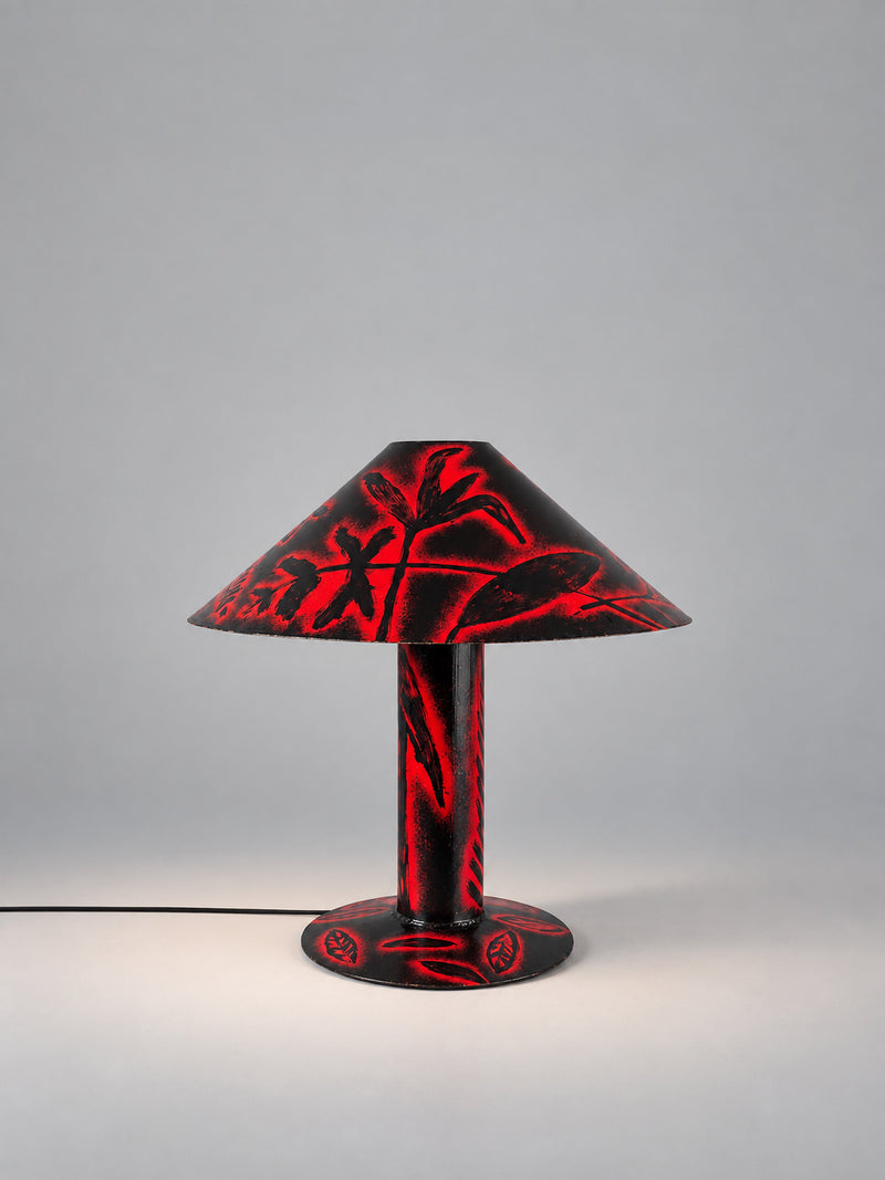 Fernando Bermejo (1949–2023) — Unique Hand-Painted Studio Lamp, Ex-Artist’s Atelier, Spain by OBJECT AGENCY