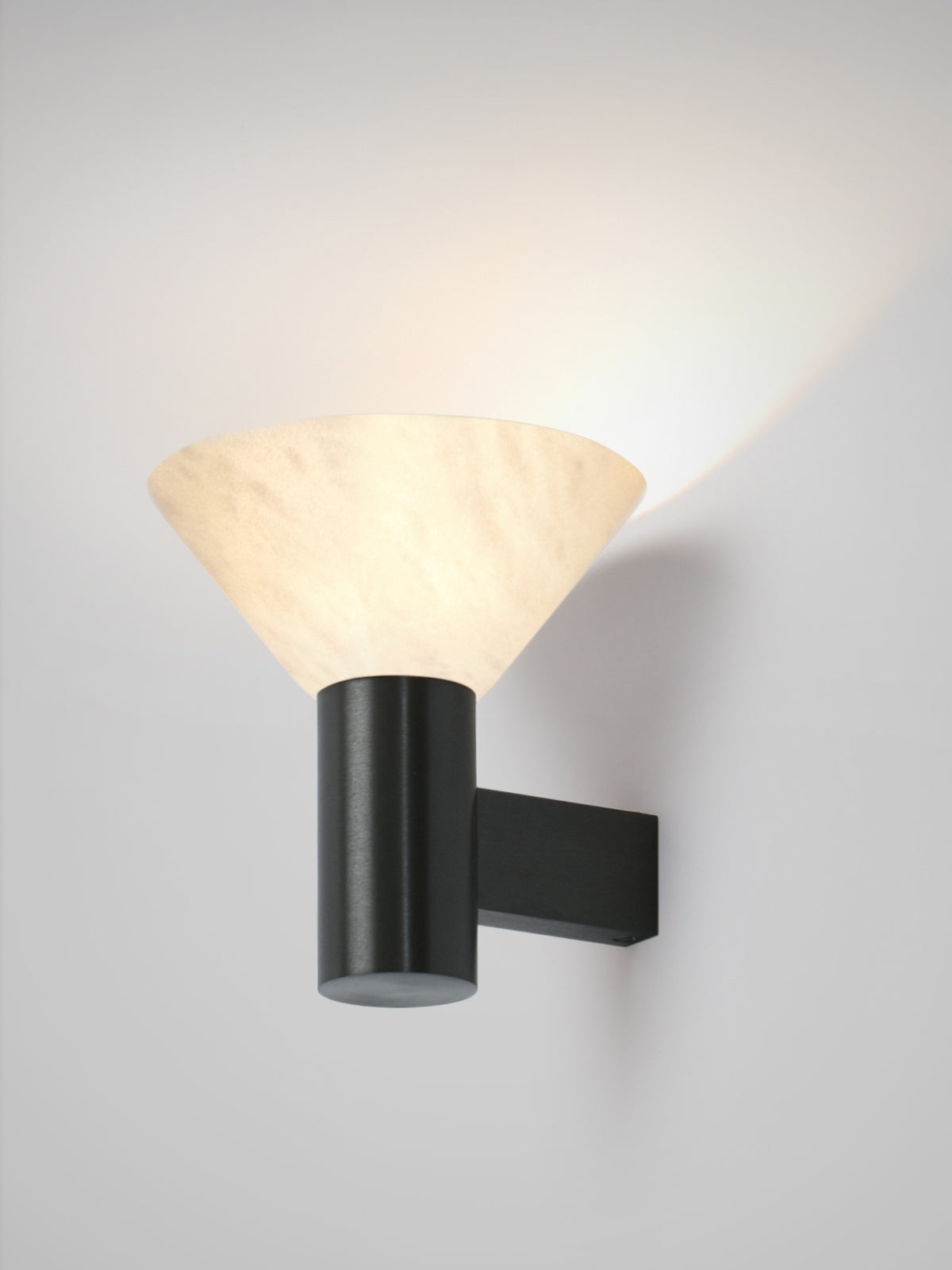 TORRES Wall by CTO Lighting | The Oblist — black metal, cream shade