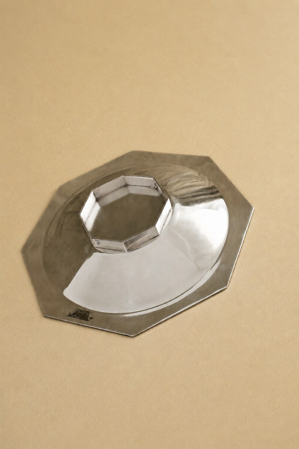Art Deco Octagonal Centerpiece Plate — lifestyle setting