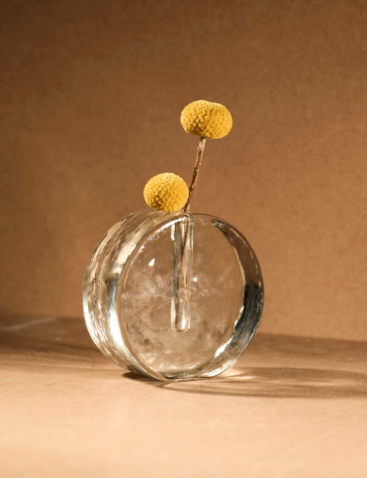Vintage Scandinavian Clear Glass Vase by DIG IN JAPAN | The Oblist — handcrafted clear glass