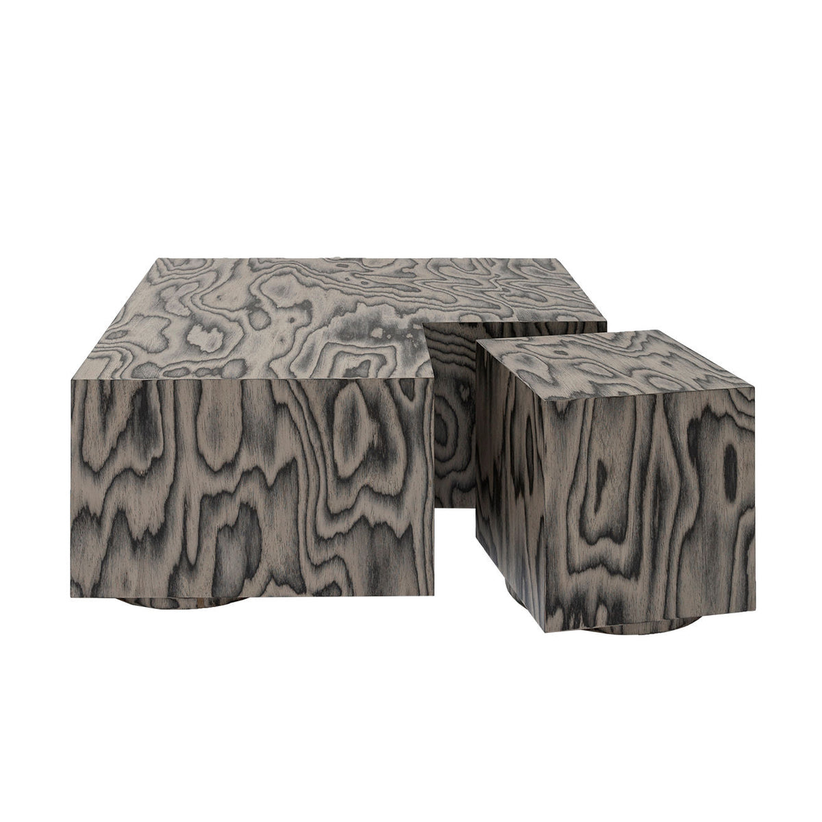Coffee Table Object108 in ALPI veneer by Sottsass — angled view of modern low table