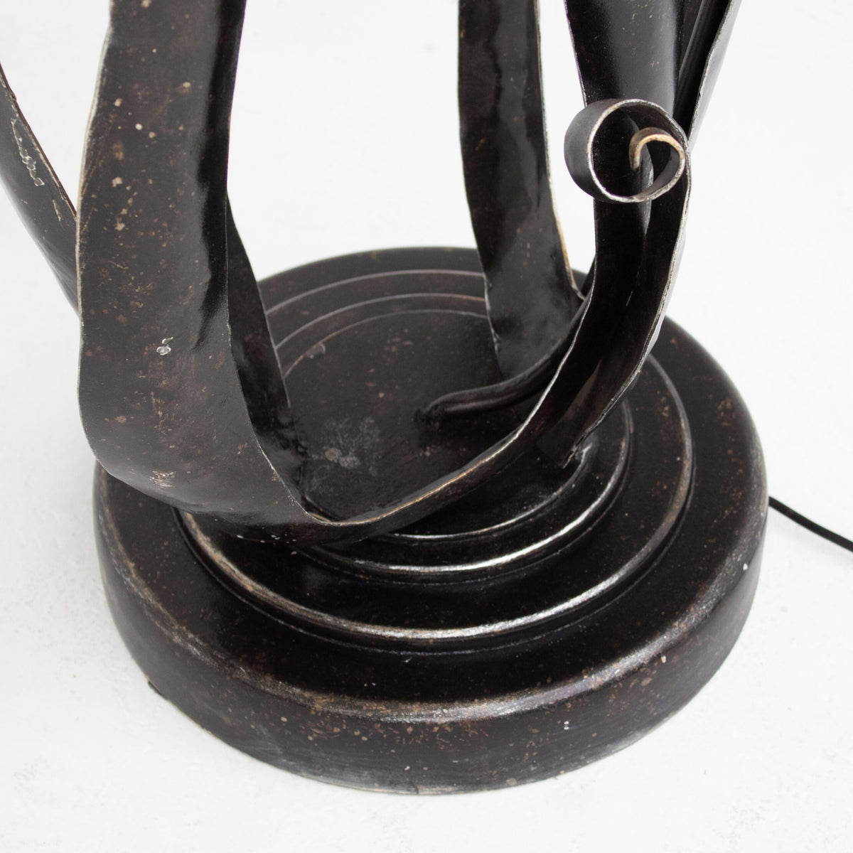 Sculptural Wrought Iron Standing Lamp — view 9