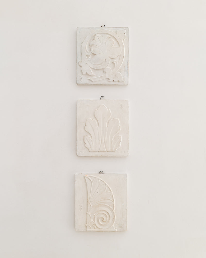 Plaster Relief Plaques Tekniska Skolan 1880-1910 by Collection apart | The Oblist