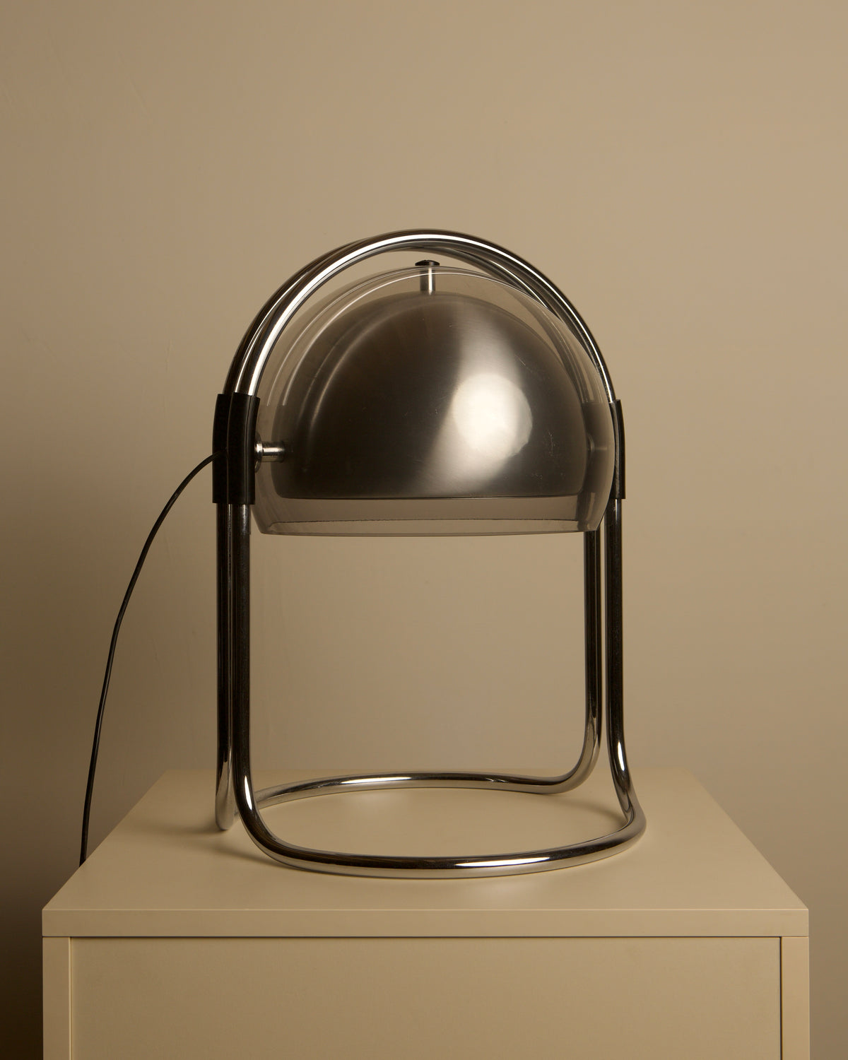 Table lamp by André Ricard for Metalarte, 1973 — side angle