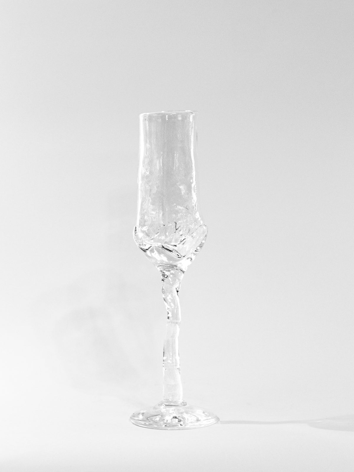 Organic Flute Champagne Glass — close-up