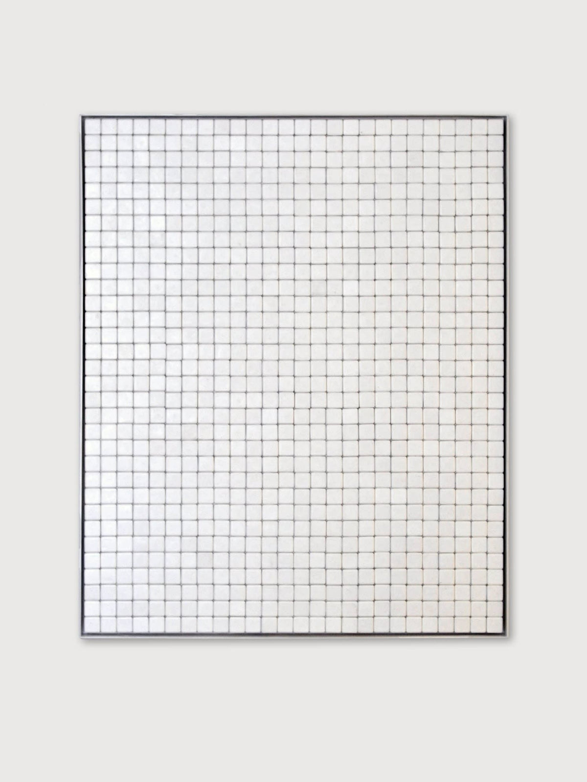 White Cubes No. 6 – Minimalist Wall Sculpture Relief — detail view