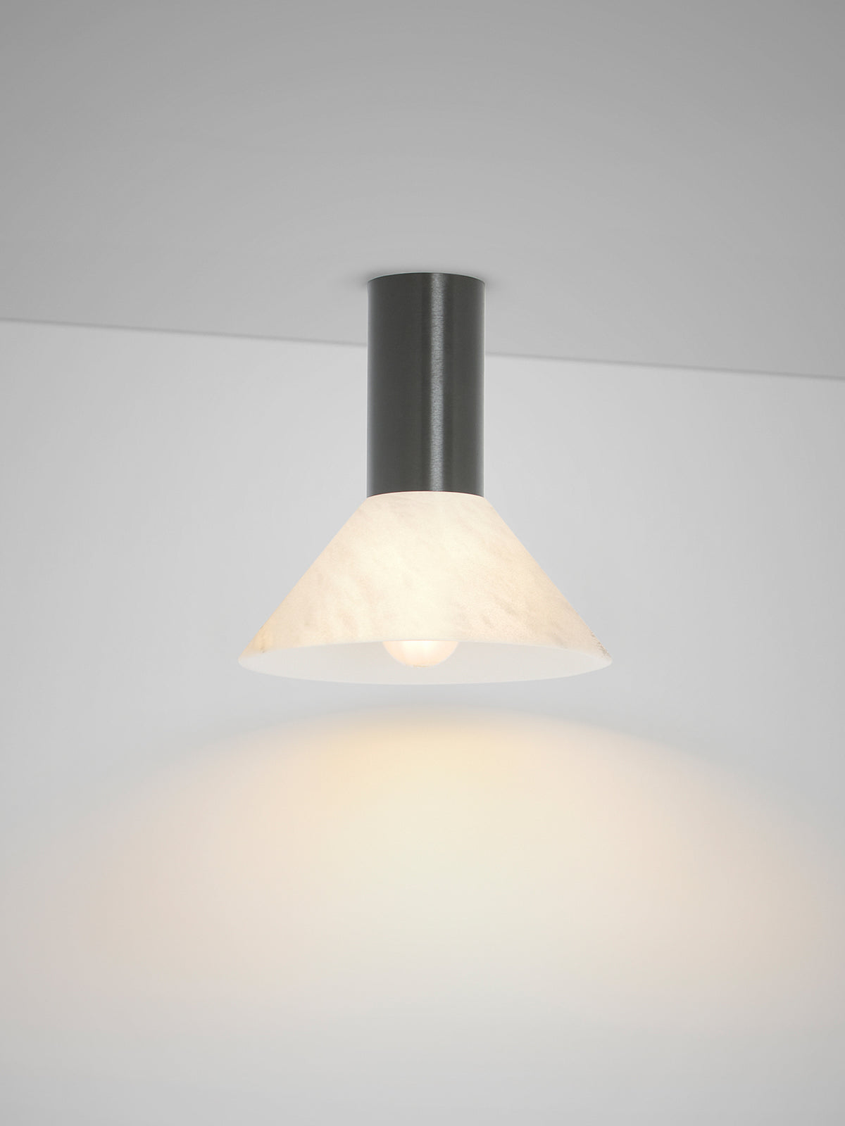 TORRES Pendant Short - Flush Mounted by CTO Lighting | The Oblist — modern metal and glass design