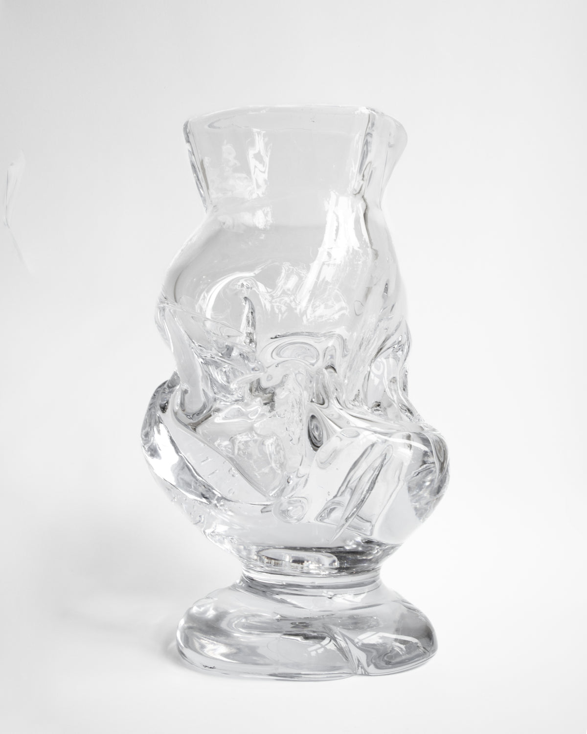 Organically Shaped Hand-blown Vase No. 3 by Szkło Studio | The Oblist