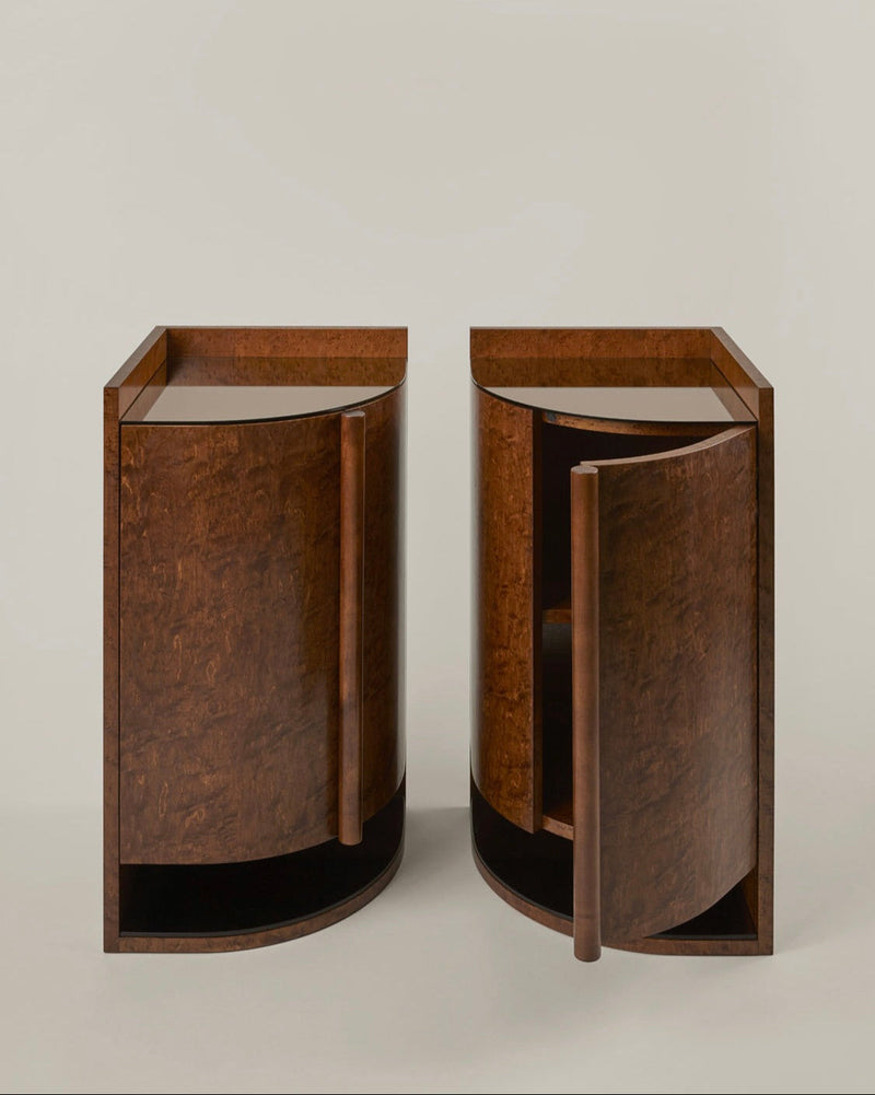 Yves Side Table / Cabinet (modular), in maple by HAUVETTE & MADANI | The Oblist