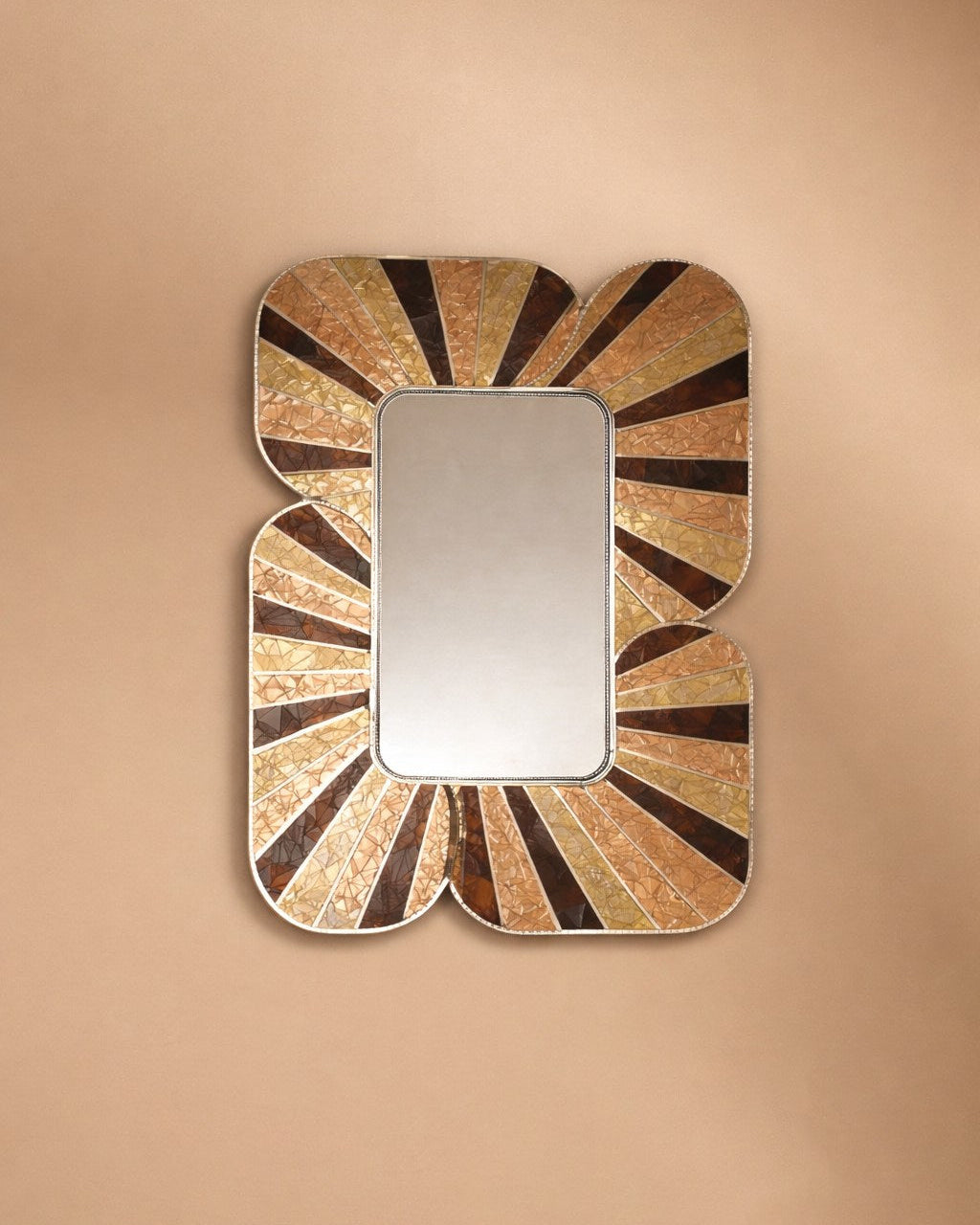 RŌCH Mirror – Sunburst Hand-Cut Mirror Glass by VandaVee | The Oblist