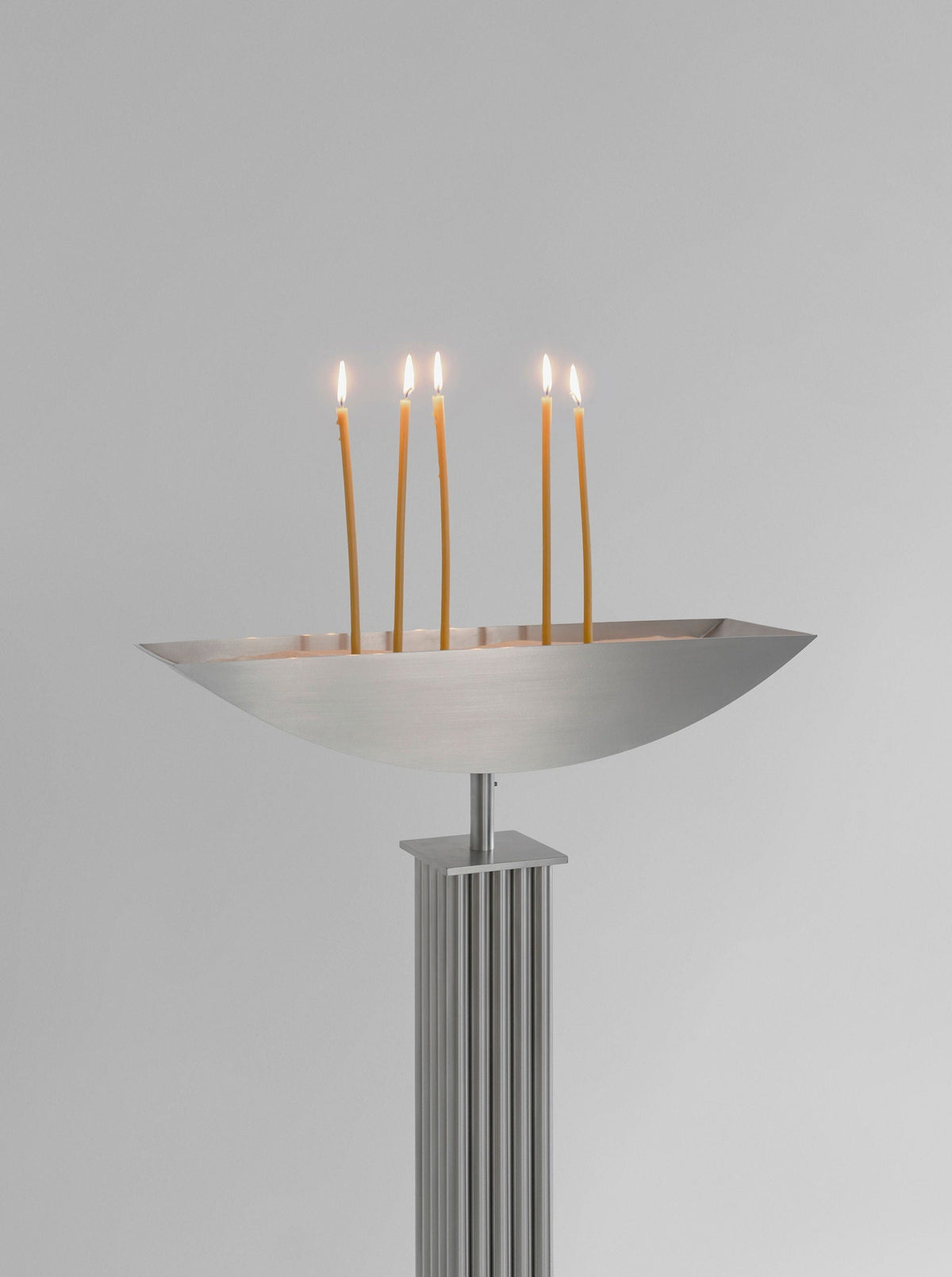 Lux Æterna Candleholder Sculpture — close-up