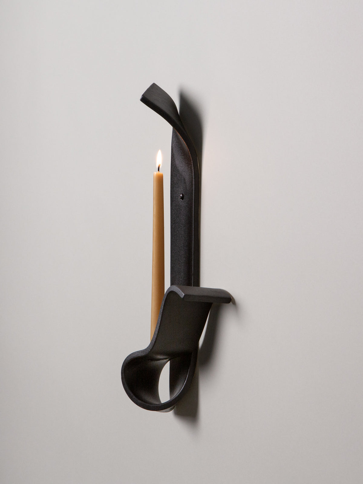 Moonara Candle Sconce, Right — side angle