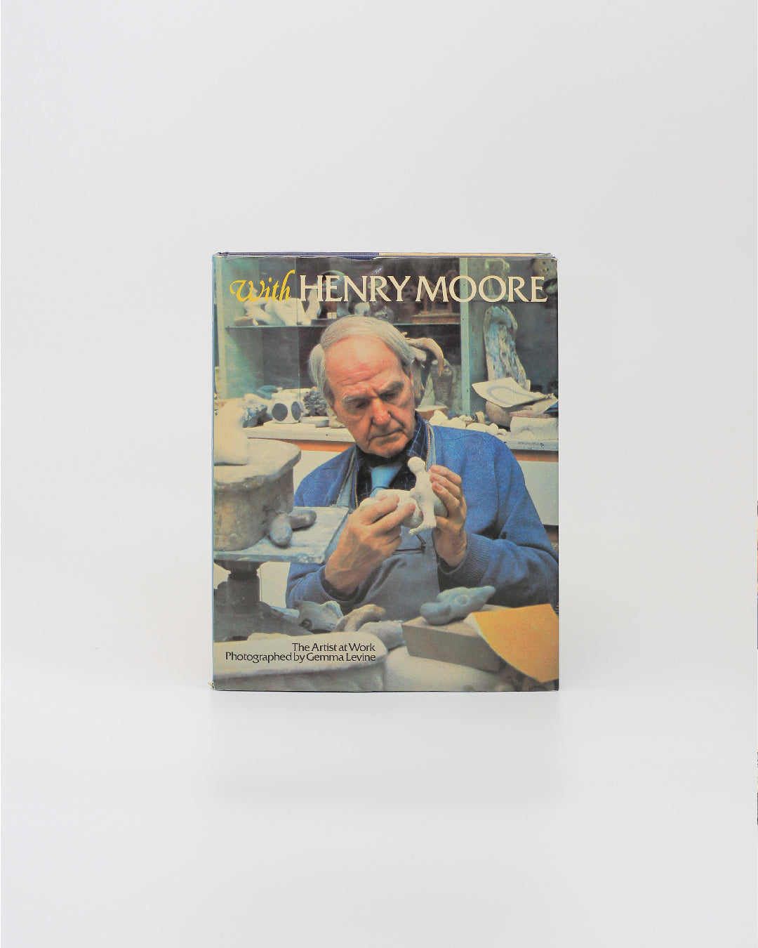 With Henry Moore — front cover showing artist in studio setting