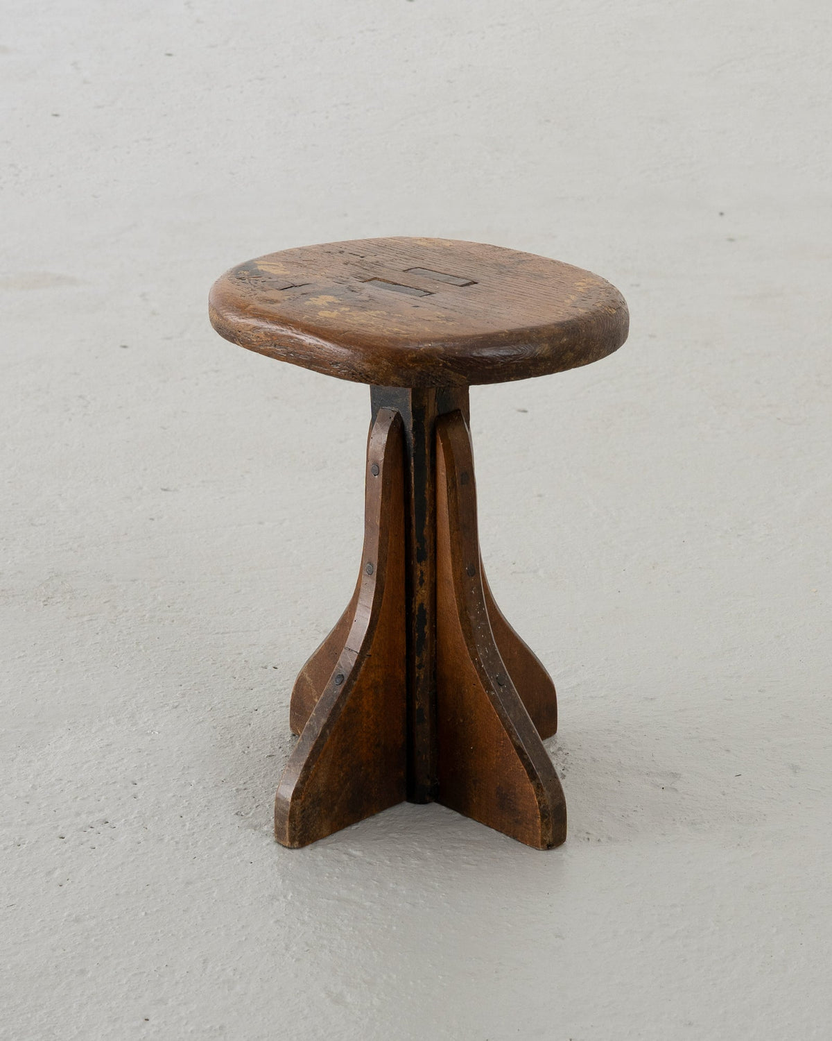 Modernist Factory Stool — side angle