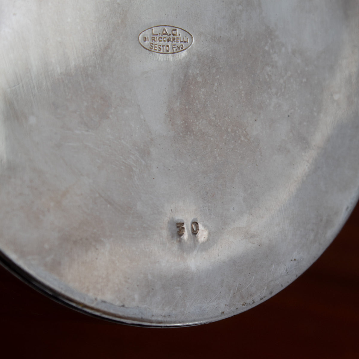 Vintage Italian Hotel Wine Cooler by L.A.G. di Riccarelli — close-up