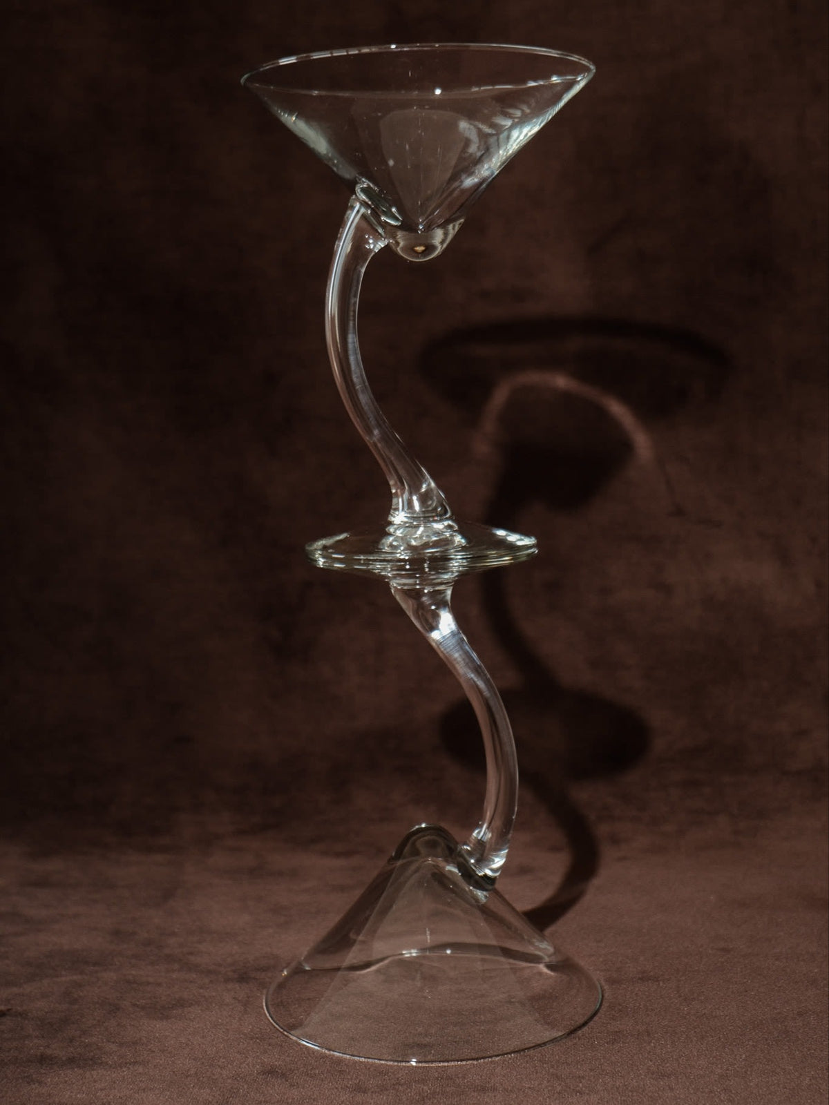 Set of 6 Curved Stem Cocktail Glasses — in context