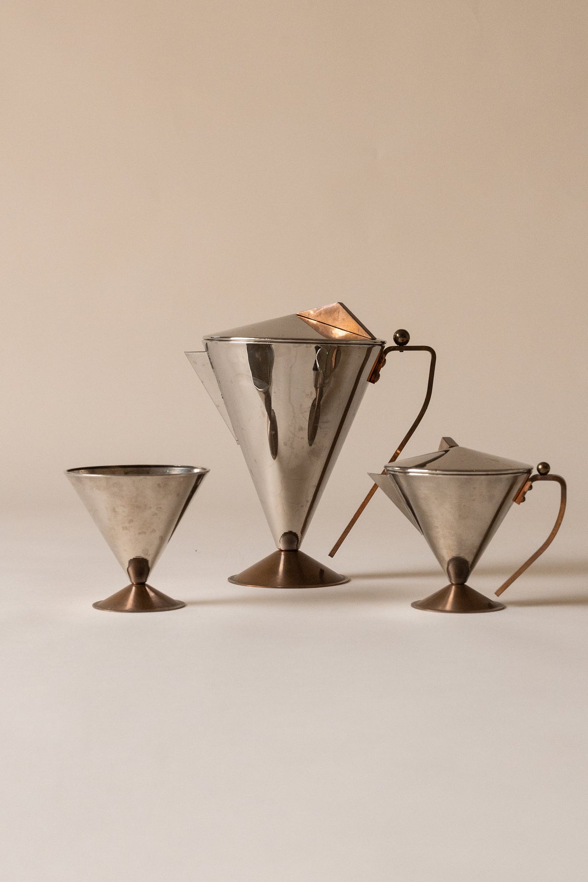Postmodern Italian Conical Tea & Coffee Service — lifestyle setting