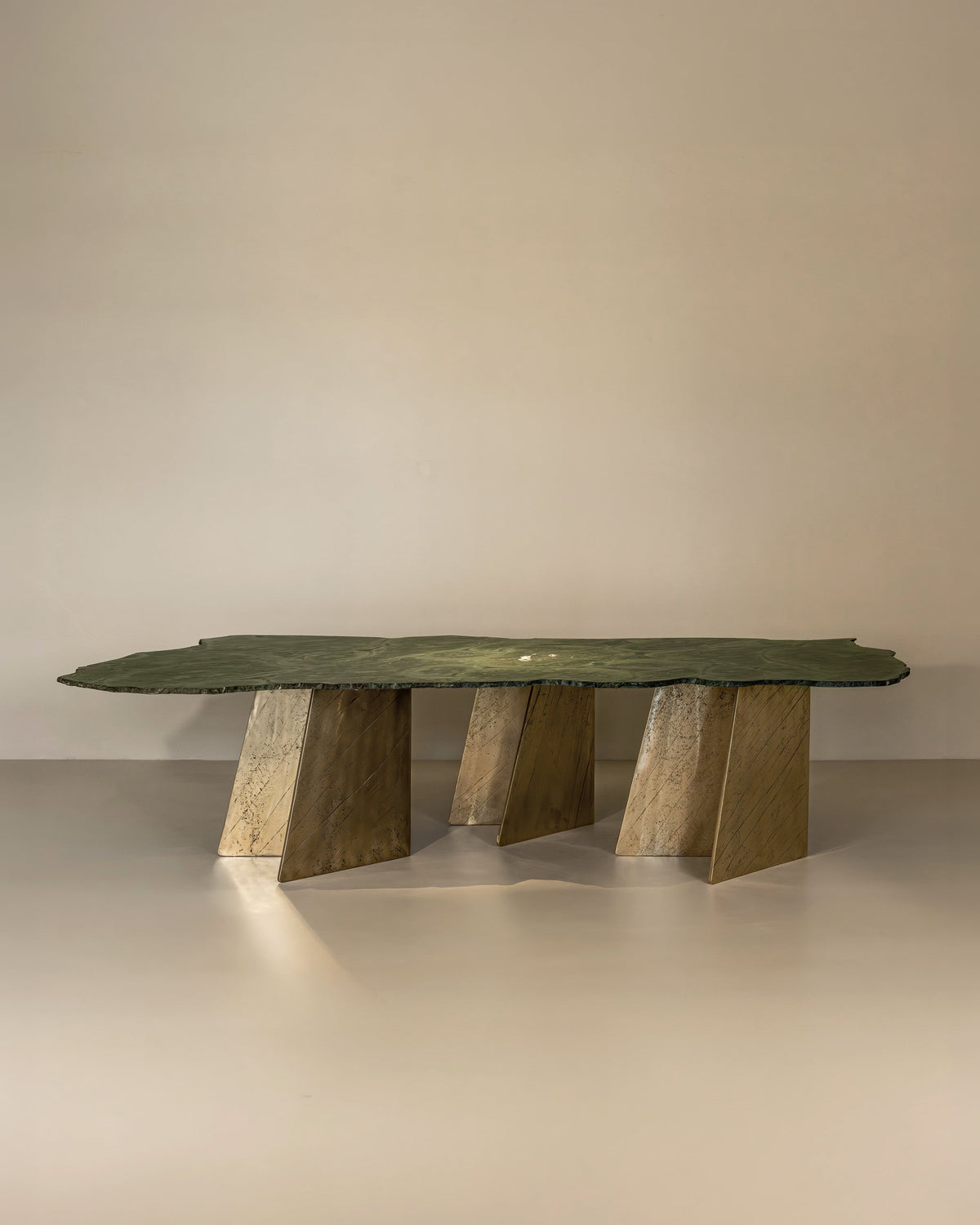 VITTORIA Dining Table - Marble and Brass by Alex Turco | The Oblist