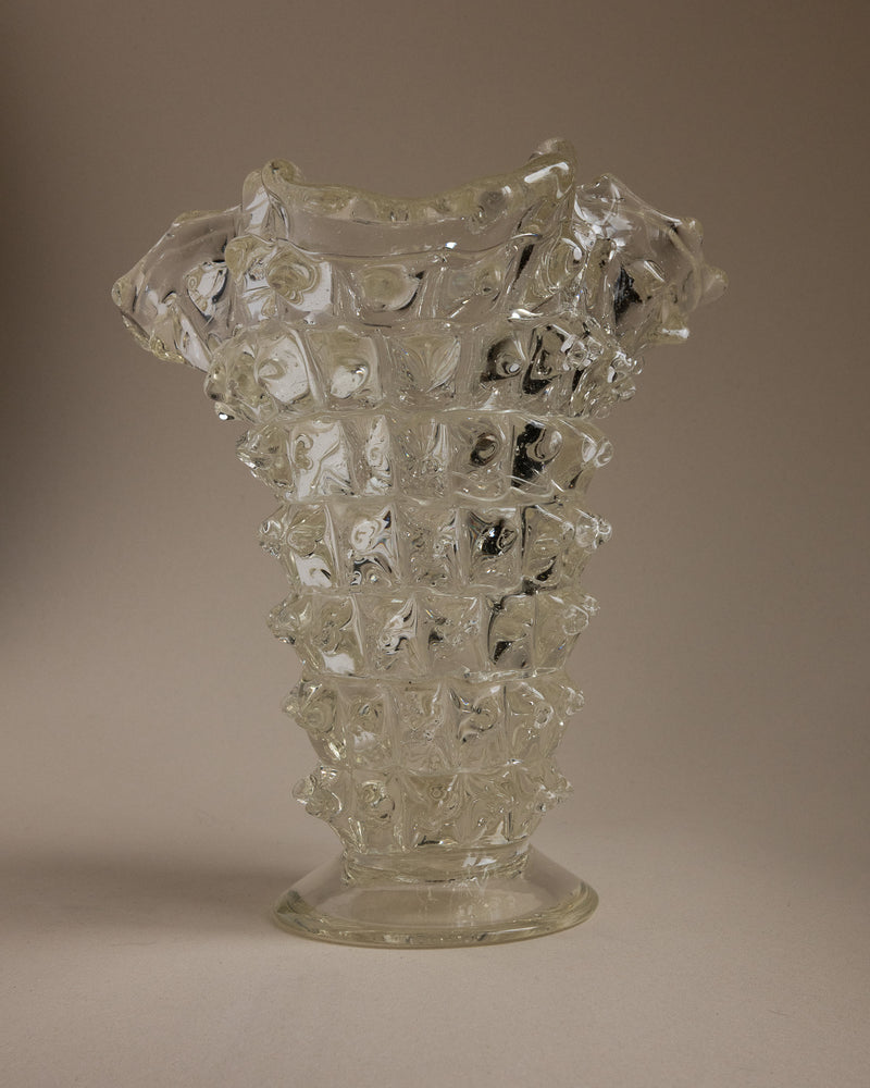 Ercole Barovier "Rostrato" Murano Glass Vase | Barovier&Toso - c. 1940s by Trove Paris | The Oblist