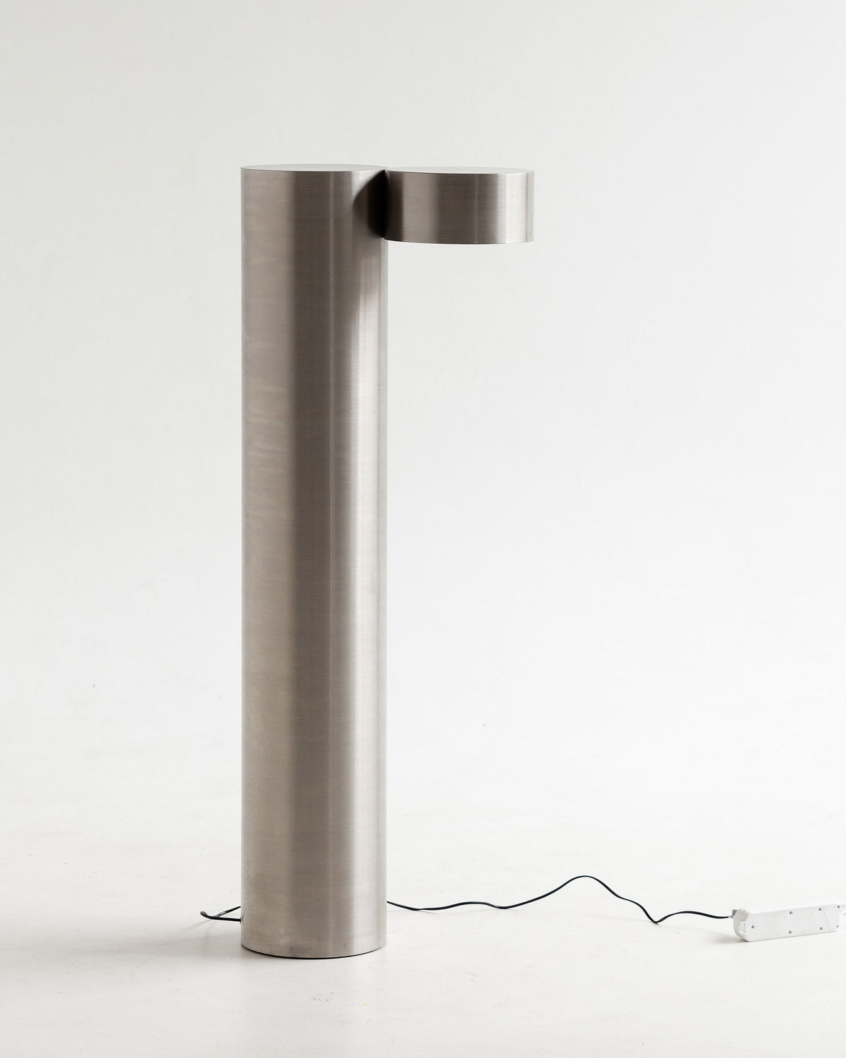 X floor lamp by ZEMNA | The Oblist — brushed metal finish, modern design