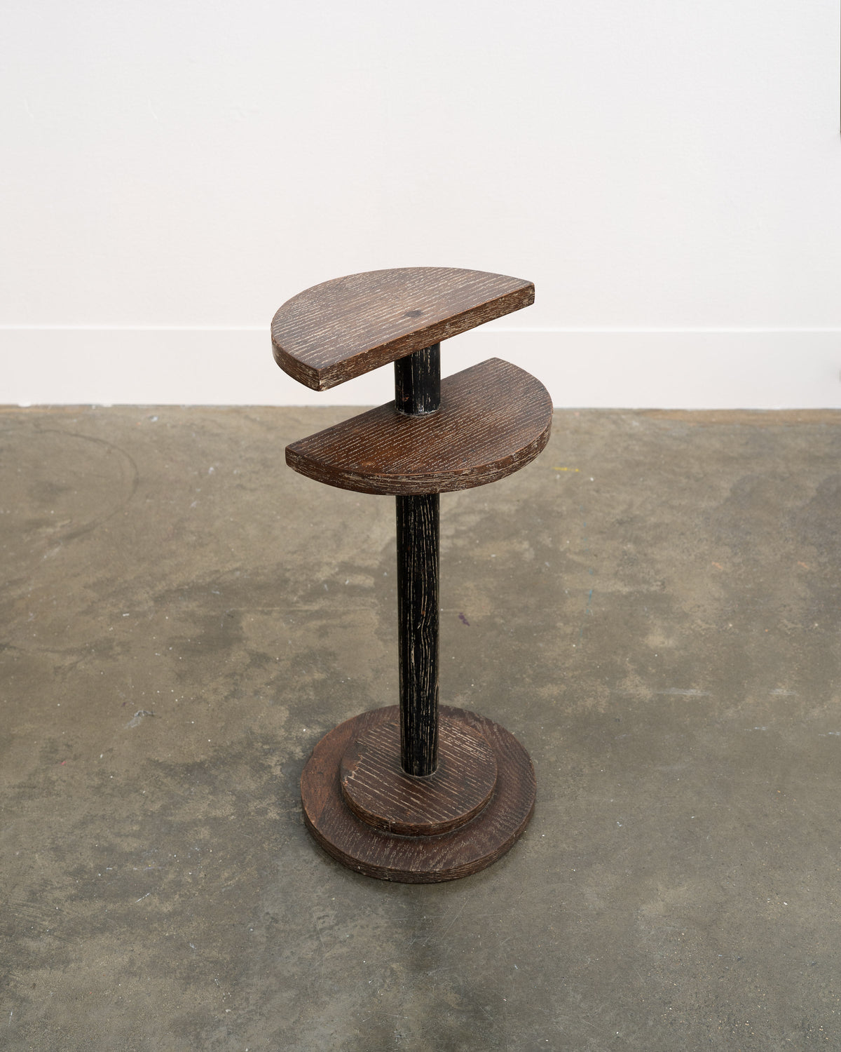 Modernist Cerused Oak Side Table by Tom Bogle | The Oblist