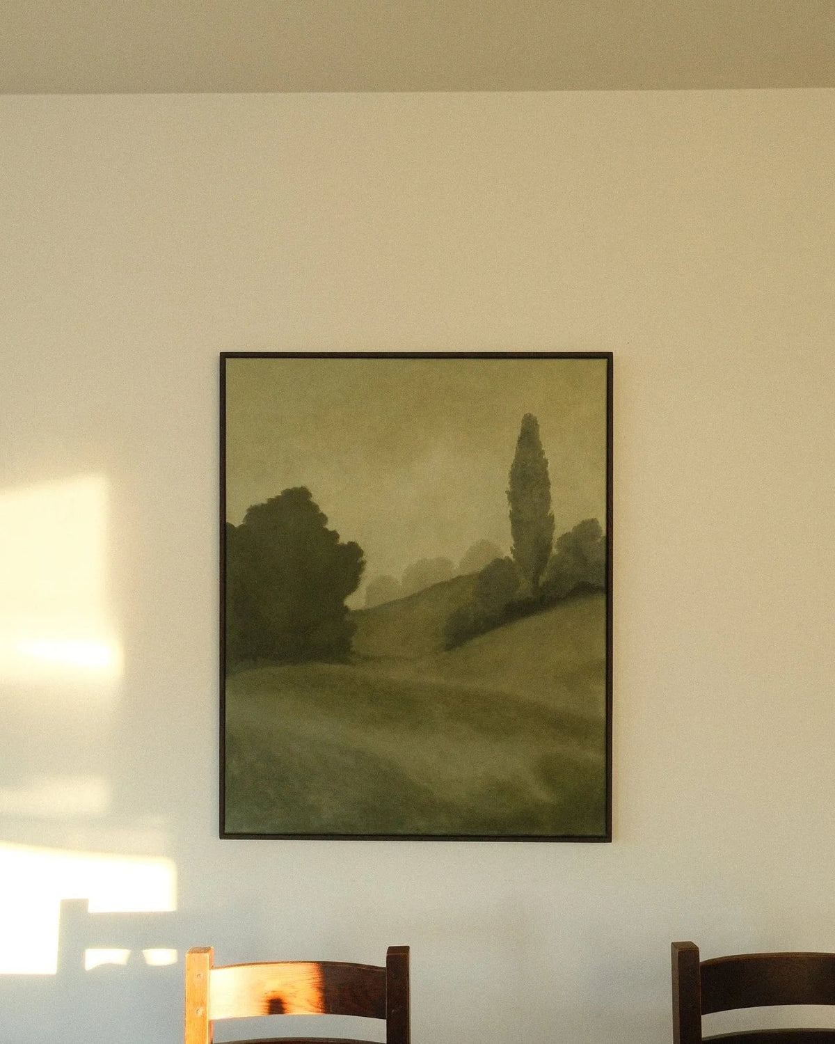 August Morning (2026), Painting by Aimée Adriaansen — detail view
