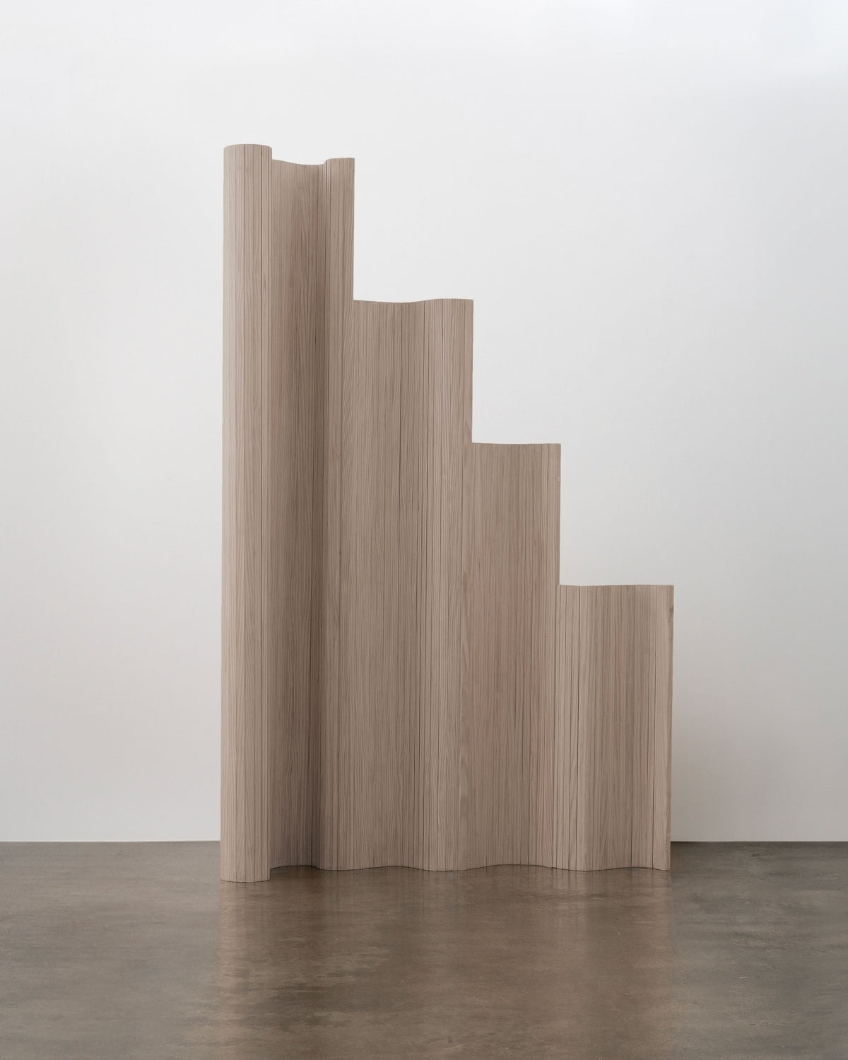 Tambour Screen in White Pine by Tom Roberts | The Oblist — modern wood design