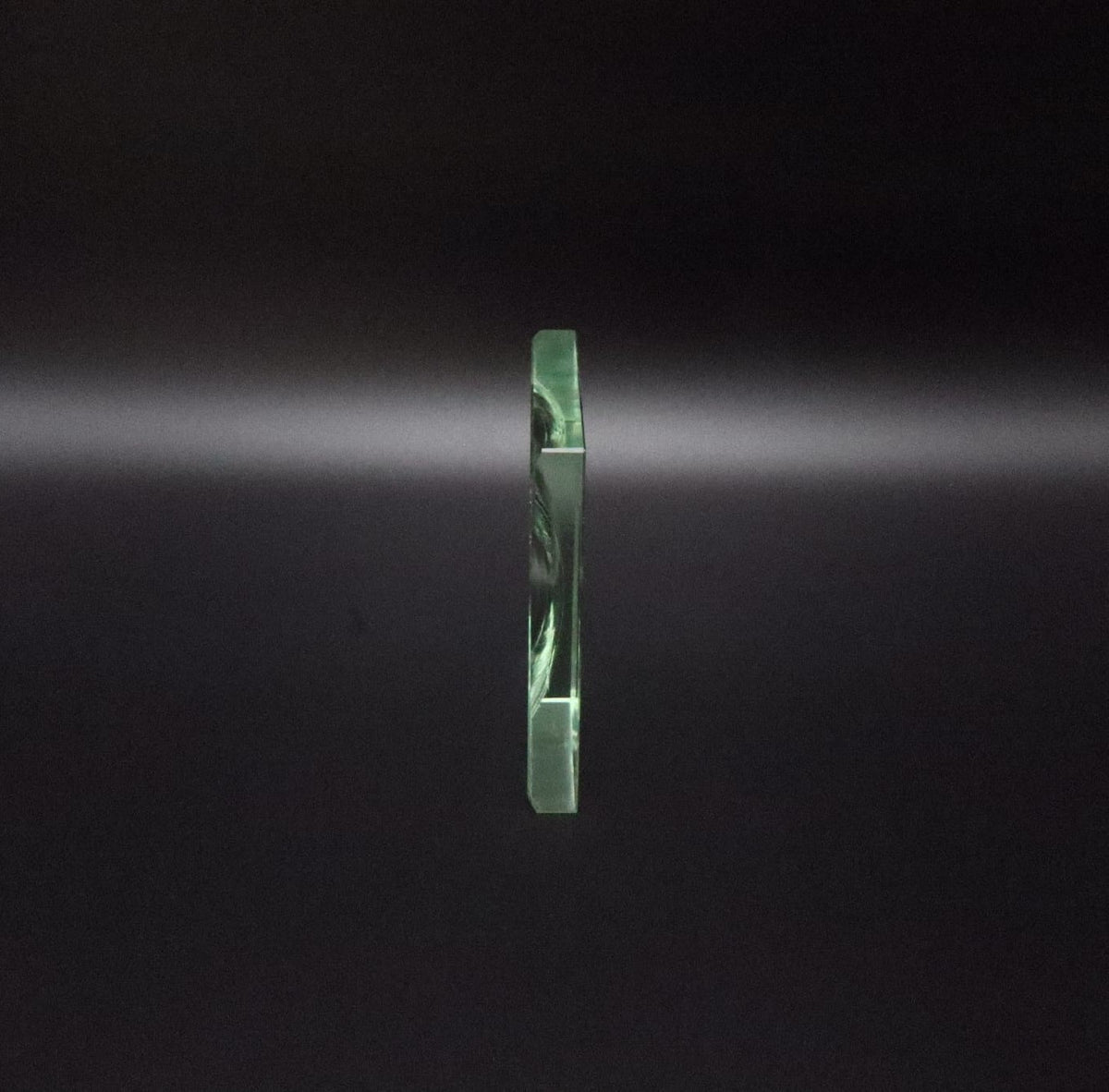 Fontana Arte Mid-Century Crystal 'Diamond' Ashtray – Italy, 1950s — lifestyle setting