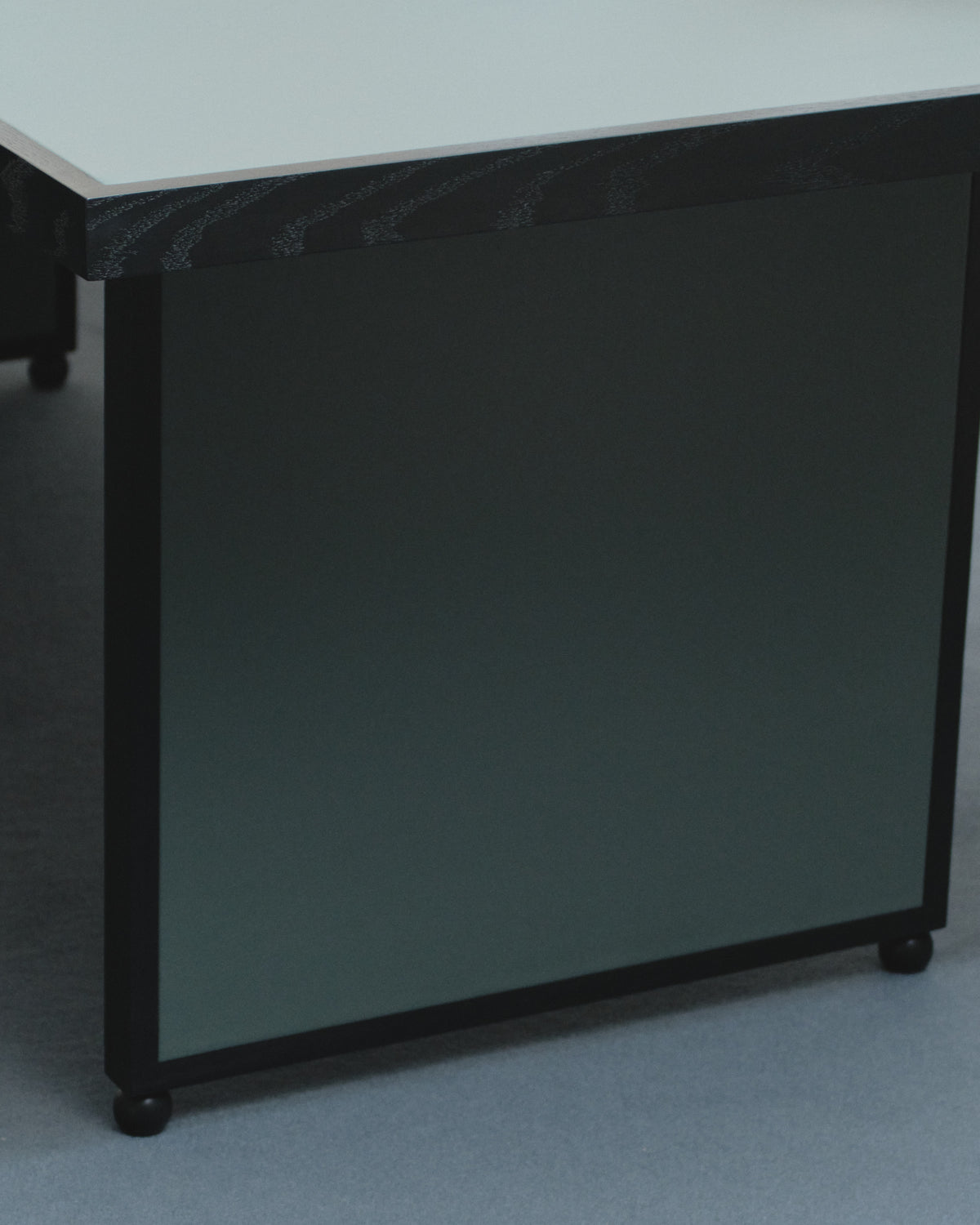 Large Table with Bond Leather — lifestyle setting