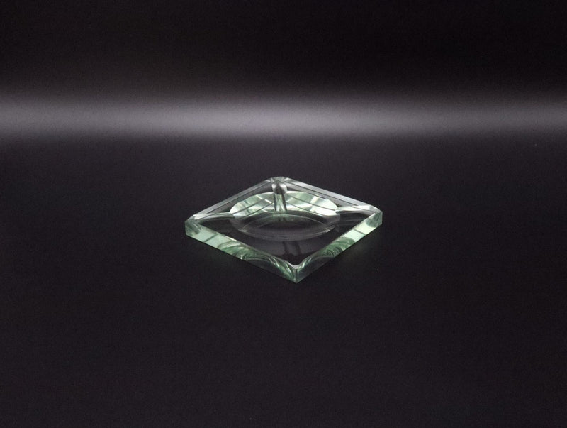 Fontana Arte Mid-Century Crystal 'Diamond' Ashtray – Italy, 1950s by Forma Finds | The Oblist