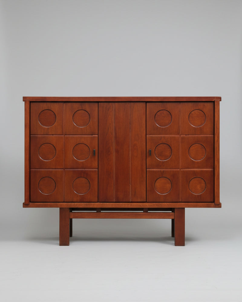 Brutalist Oak Bar Cabinet by Introverso | The Oblist