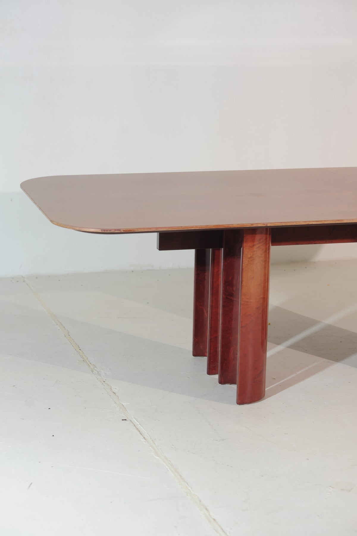 Giovanni Offredi for Saporiti Italian Root Wood Dining Table, 1980 — alternate view