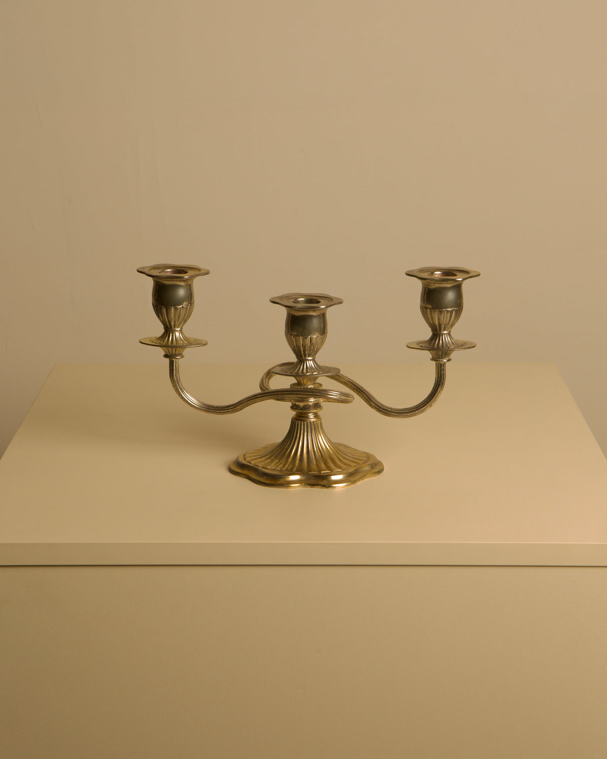 Italian "Medusa" Metal Candleholders, 1960s by Treaptyque | The Oblist — vintage silver metal design