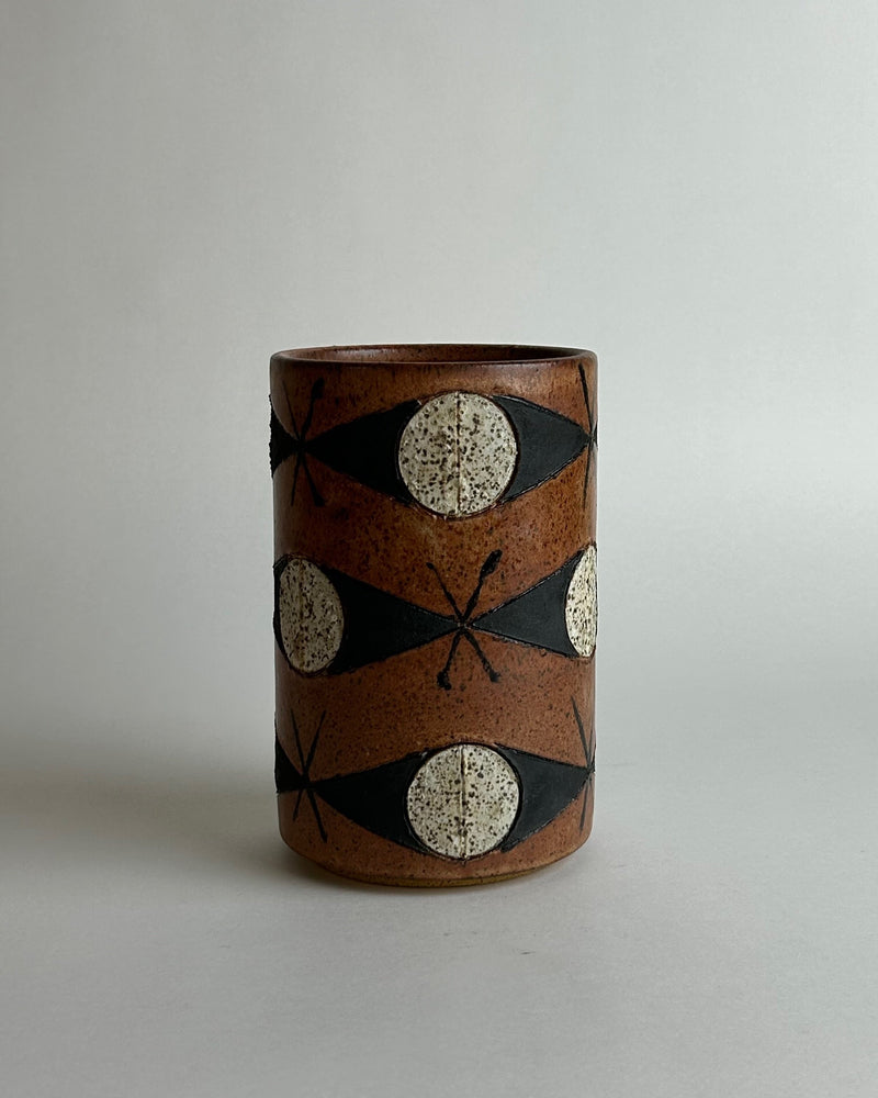 Felix Totem Vase in  Glazed Ceramic by Matthew Ward by somewhere someplace shop | The Oblist