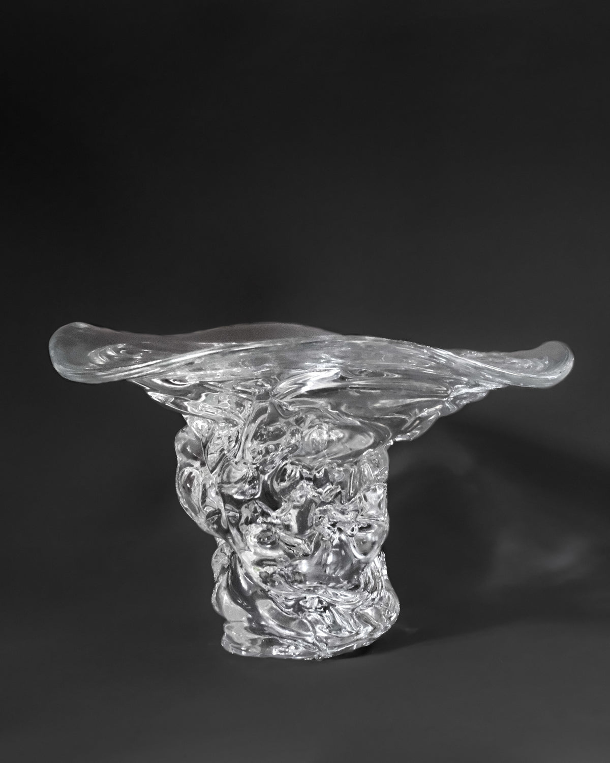 Blown Organic Platter by Szkło Studio | The Oblist