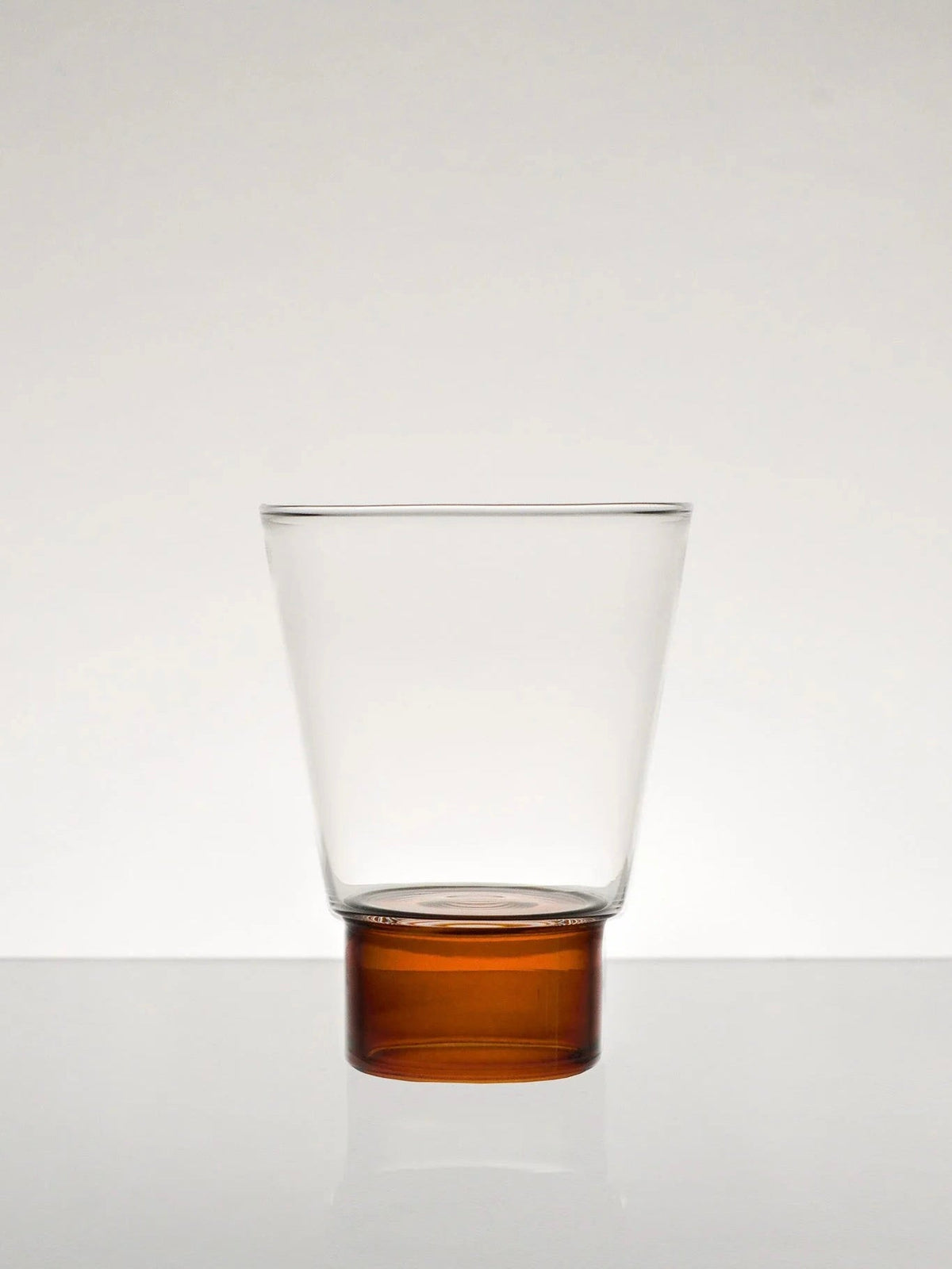 Podio' Glass - Amber by TRAGA | The Oblist — handcrafted glass, amber base