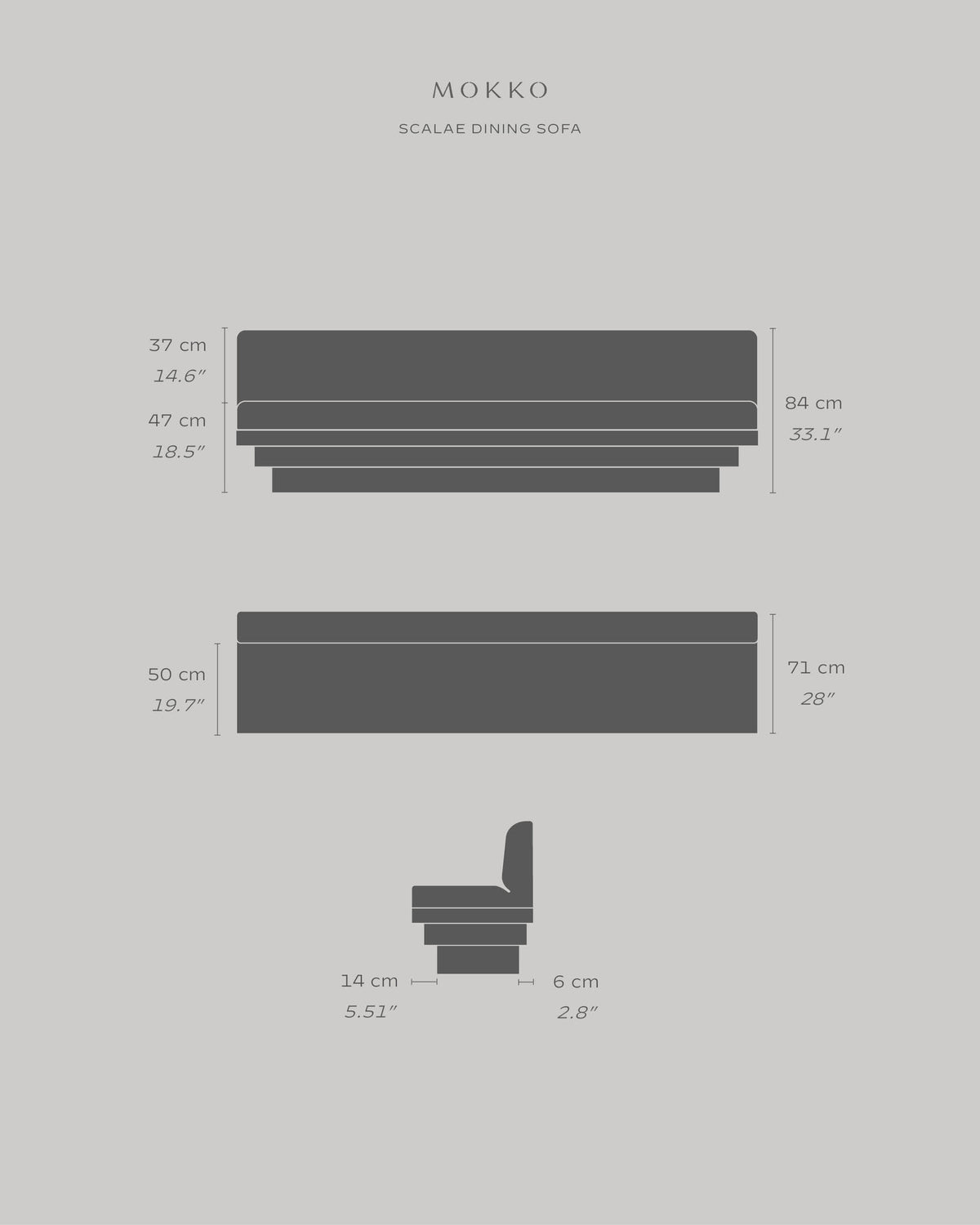 Scalae Sofa — alternate view