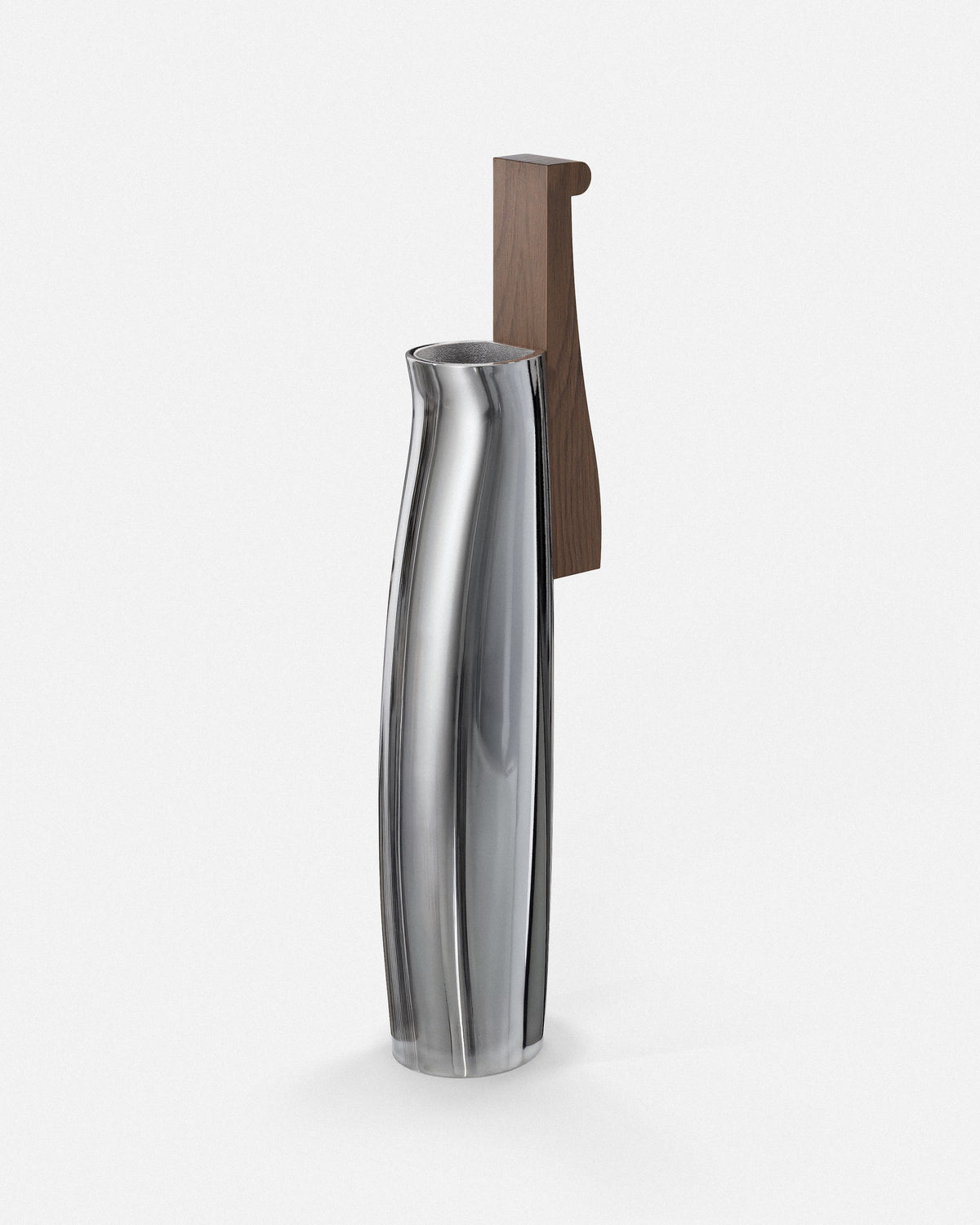 Bron-Ir-Or, Eric Jourdan, 1991 - Vase in Cast Aluminium. — lifestyle setting