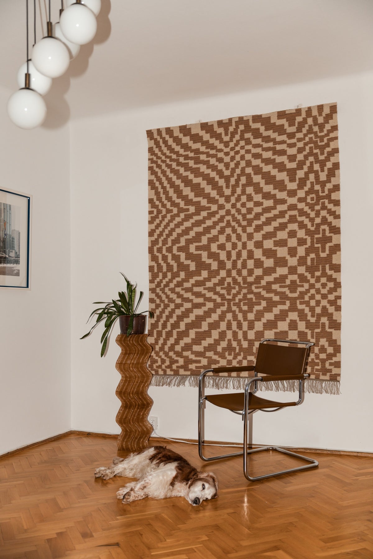 Vertigo Contemporary Tapestry / Rug — detail view